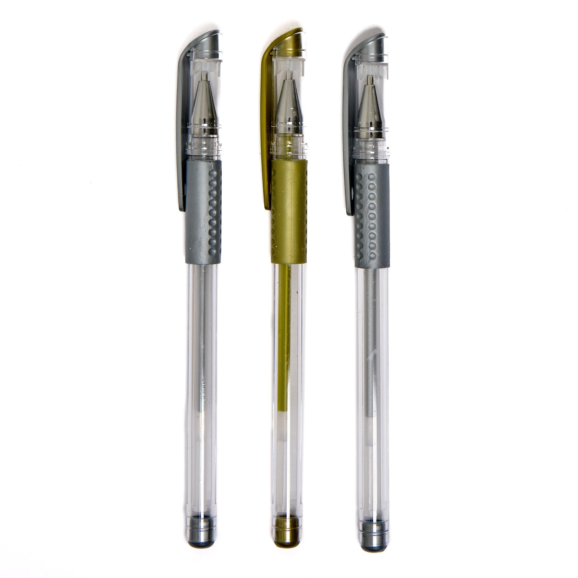 Metallic Gel Pens - Pack of 3,  Metallic Gel Pens - Pack of 3