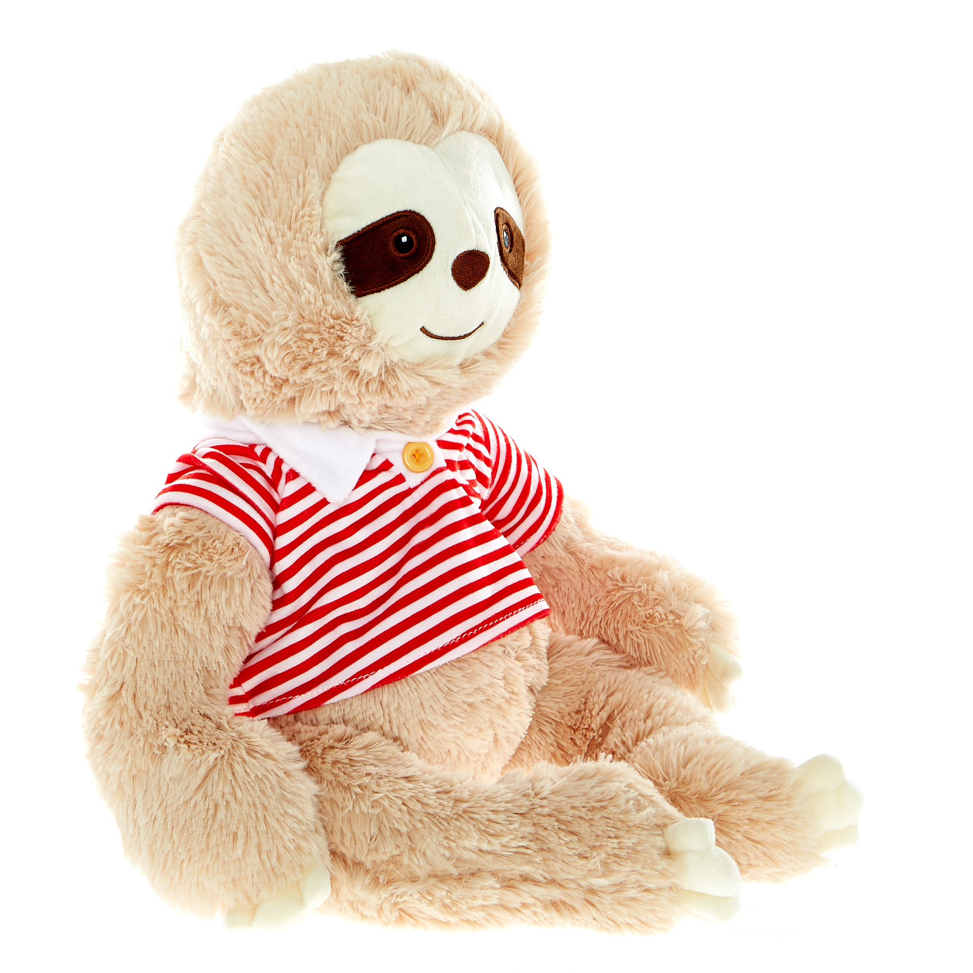 Large Sloth In A T-Shirt Soft Toy