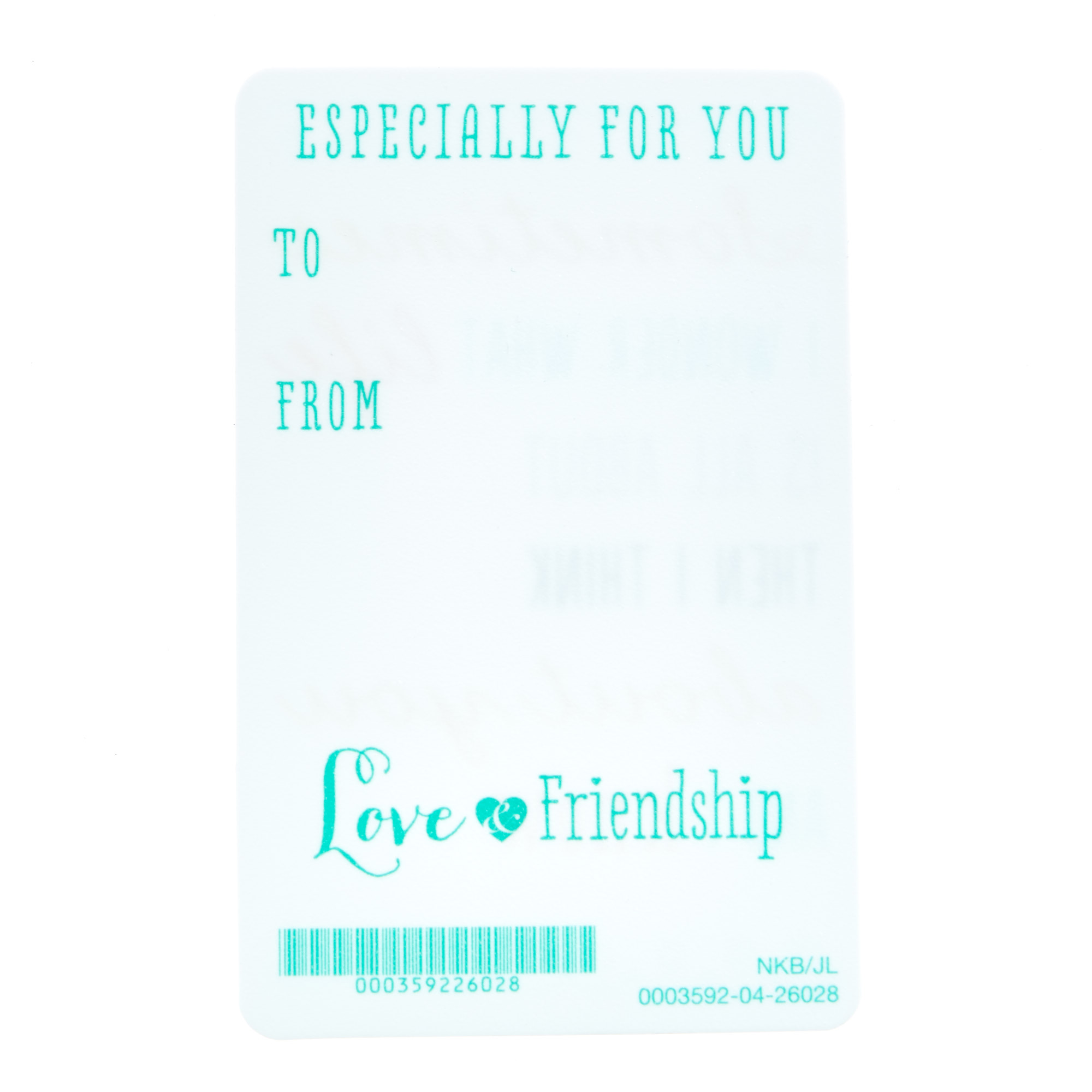 Keepsake Wallet Card - Then I Think About You
