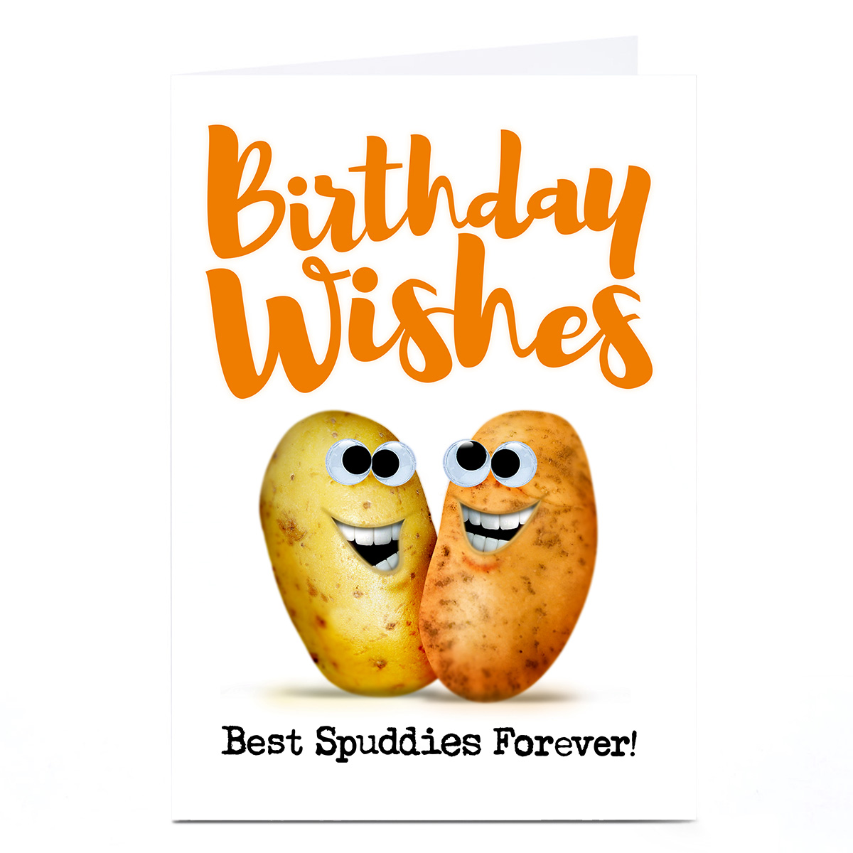 Personalised PG Quips Birthday Card - Best Spuddies Forever