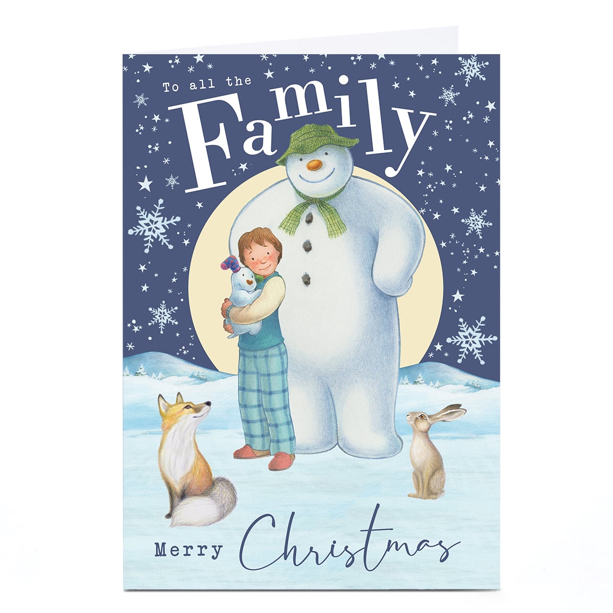 The Snowman Christmas Card - To All The Family