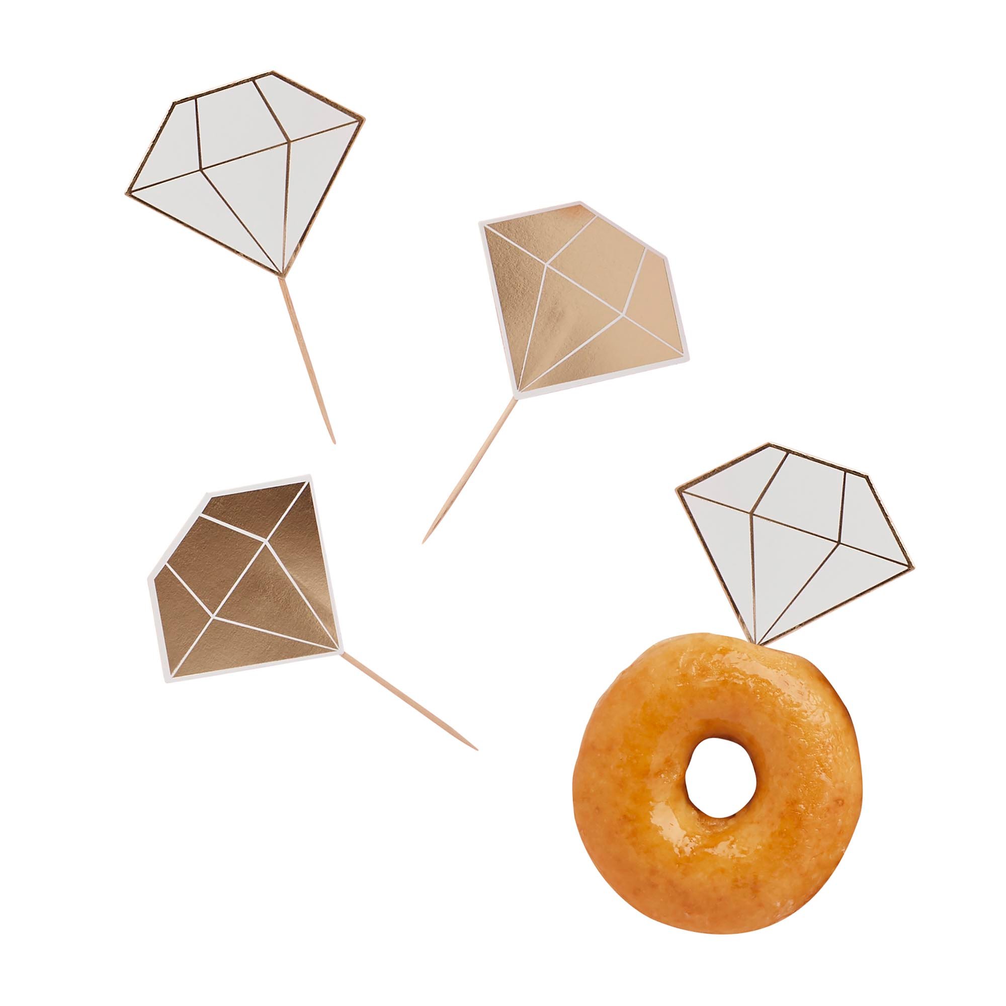 Diamond Food Picks - Pack of 12