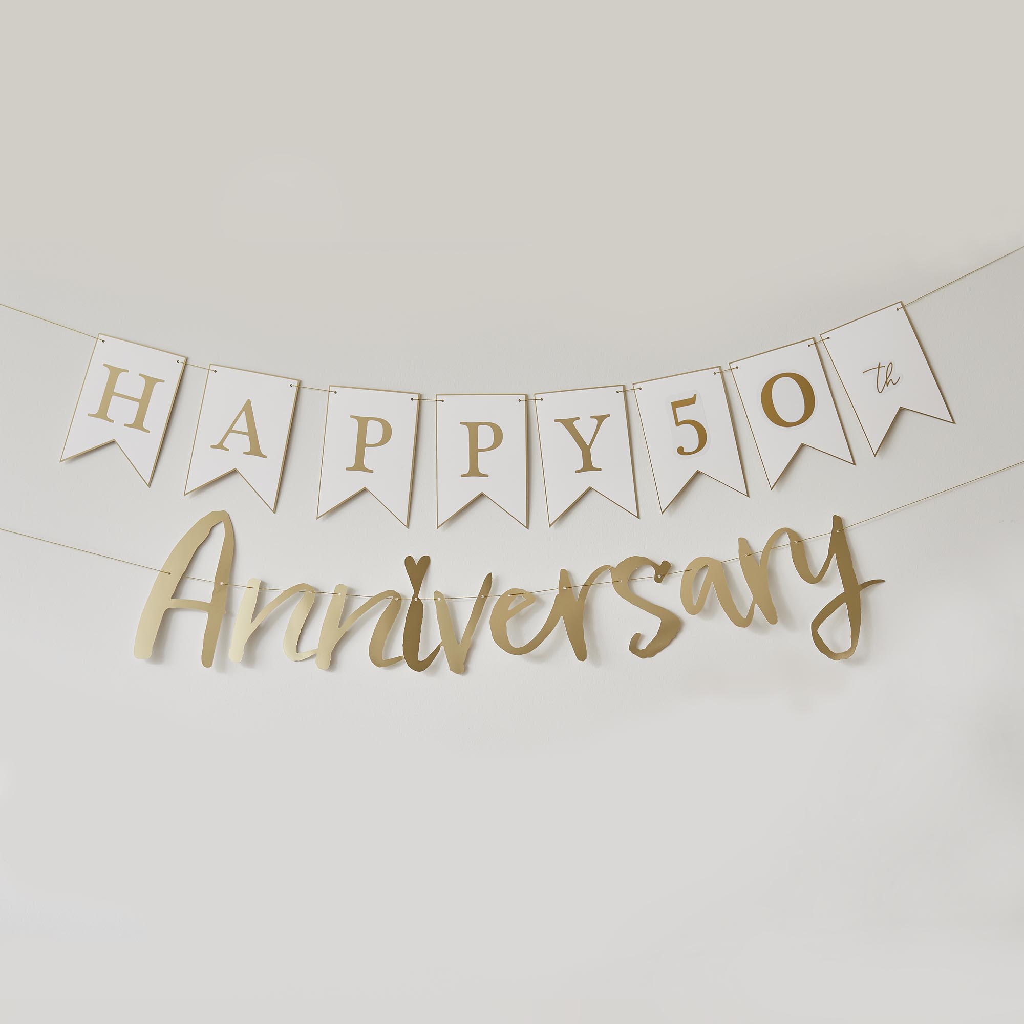 Happy Anniversary Customisable Card Banner
