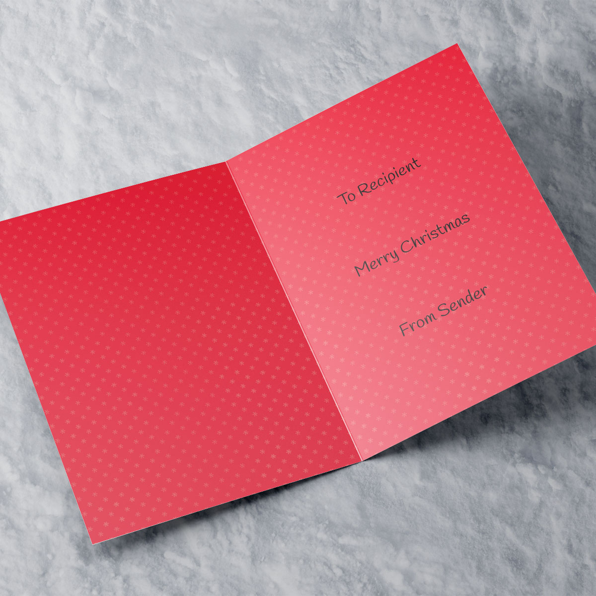 Personalised Christmas Card - Snowboarding Meerkat