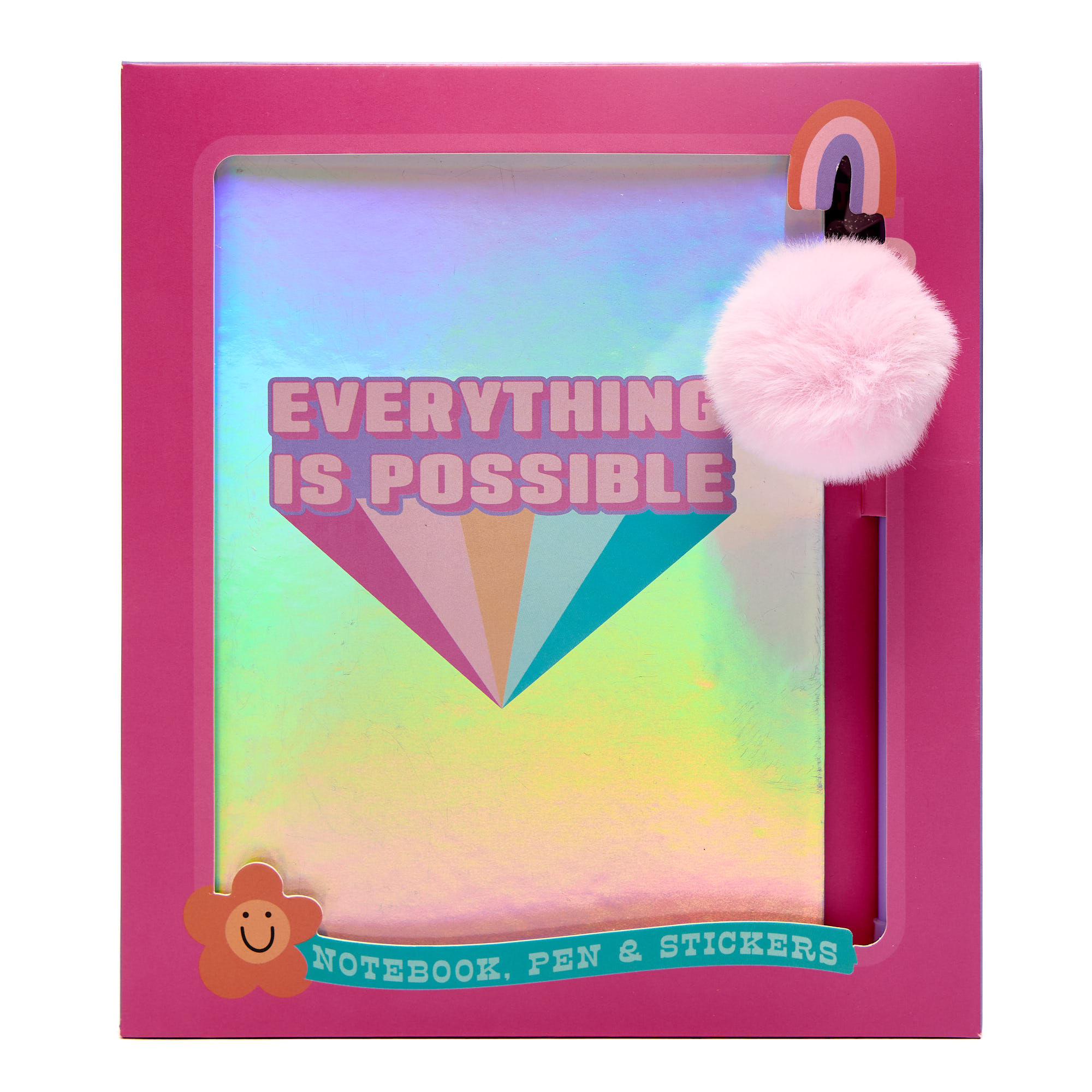 Everything Is Possible Notebook, Pen & Stickers Set 