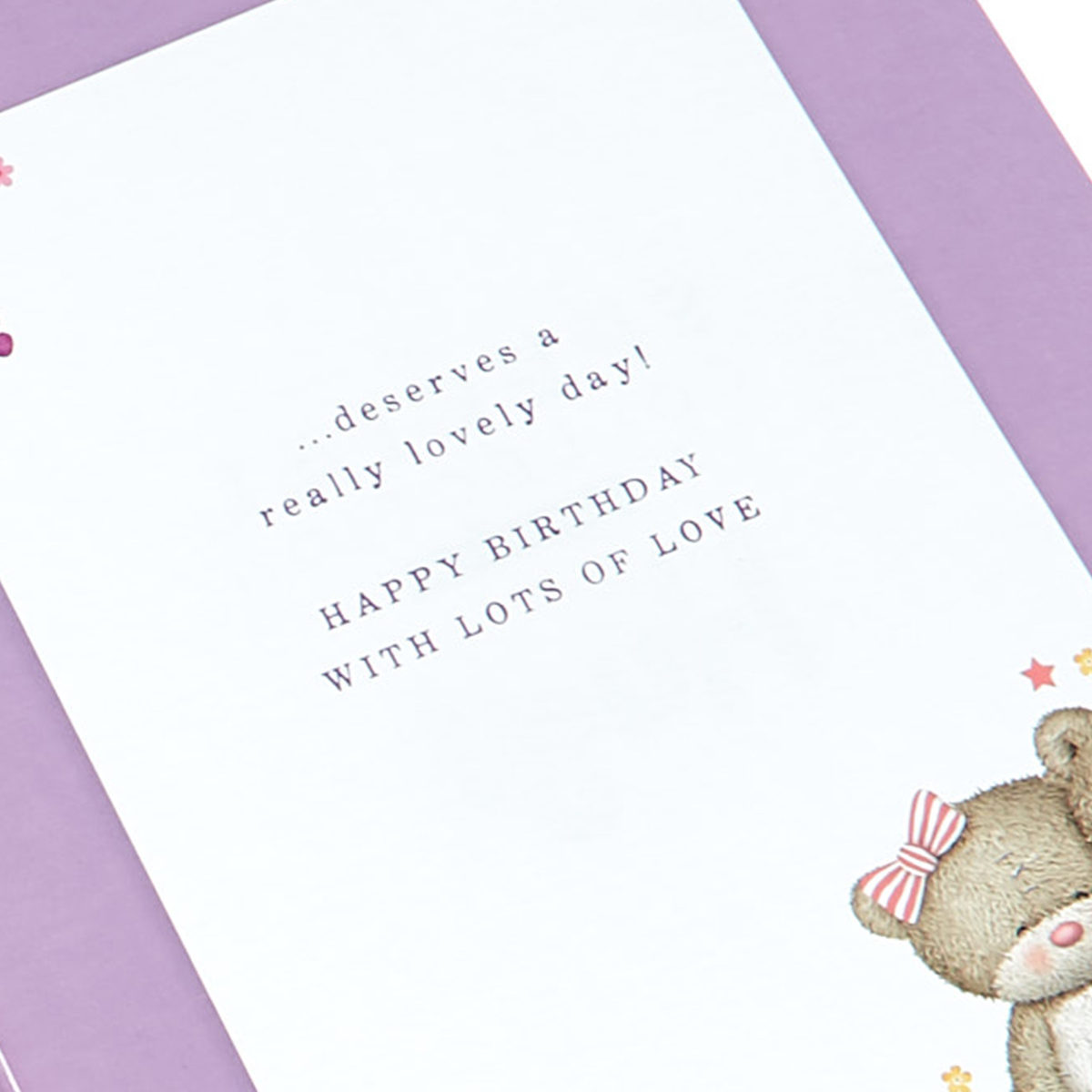 Hugs Bear Birthday Card - Special Friend