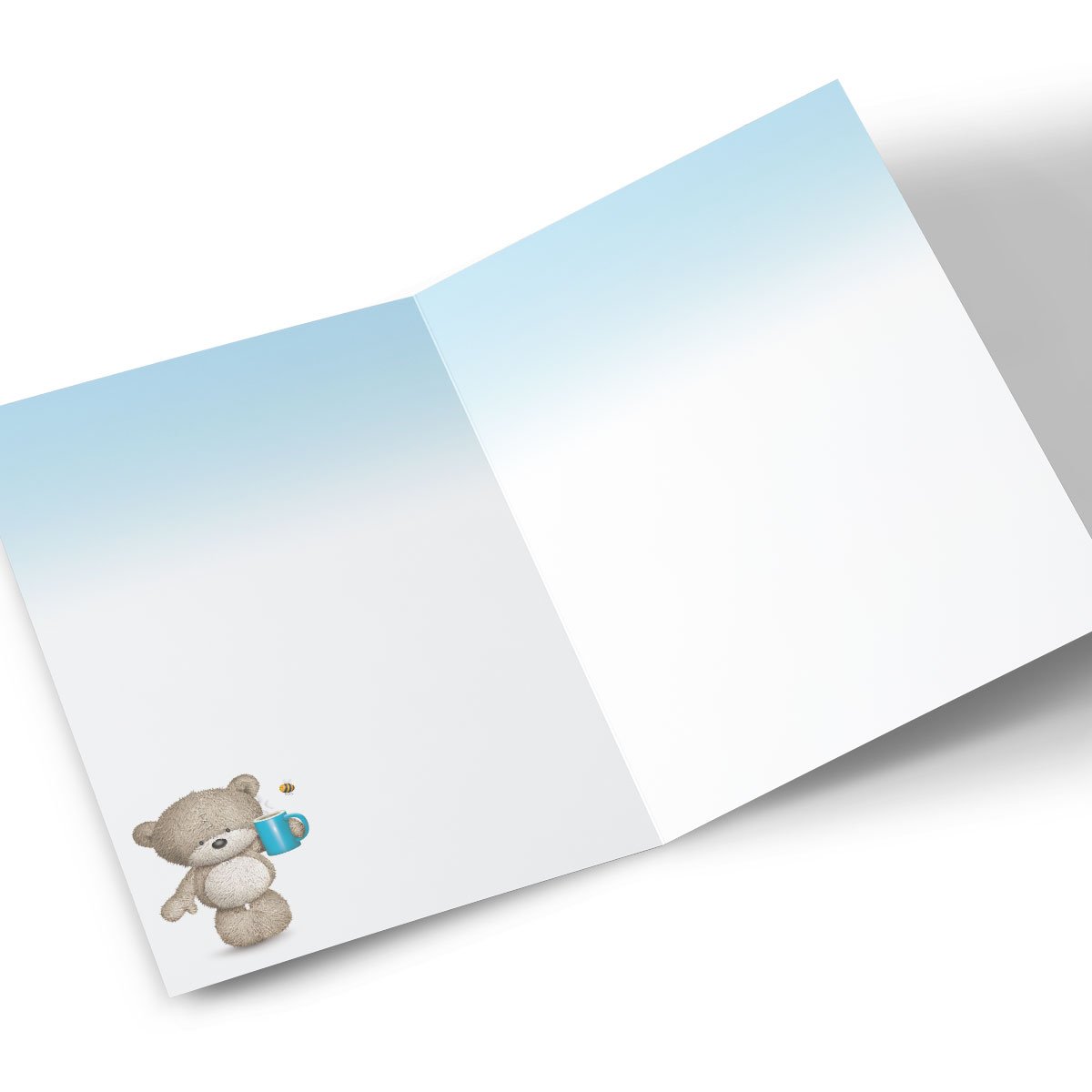Hugs Photo Father's Day Card - Bear With Brew And Shed