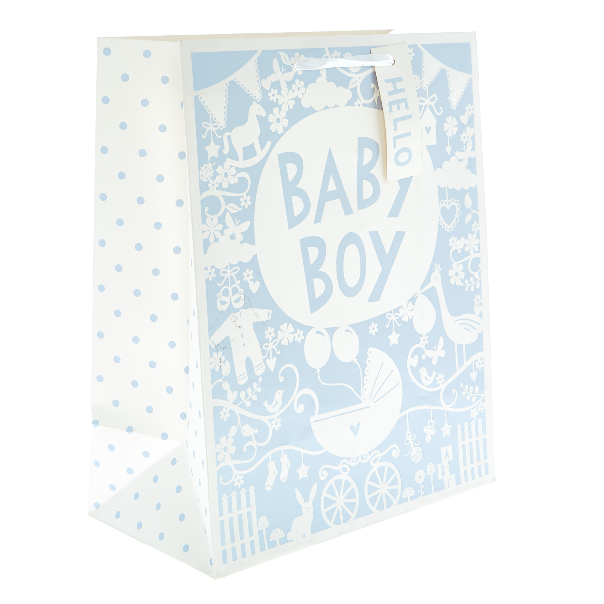 Large Portrait Gift Bag - Baby Boy