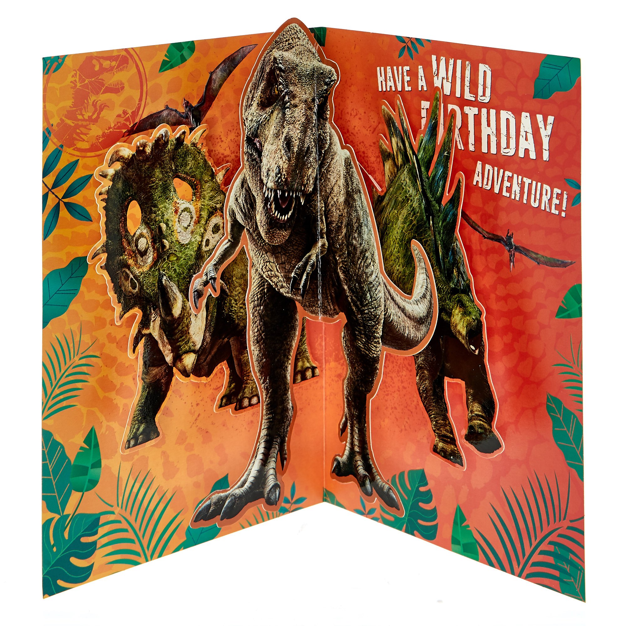 Jurassic World Pop-Up Birthday Card
