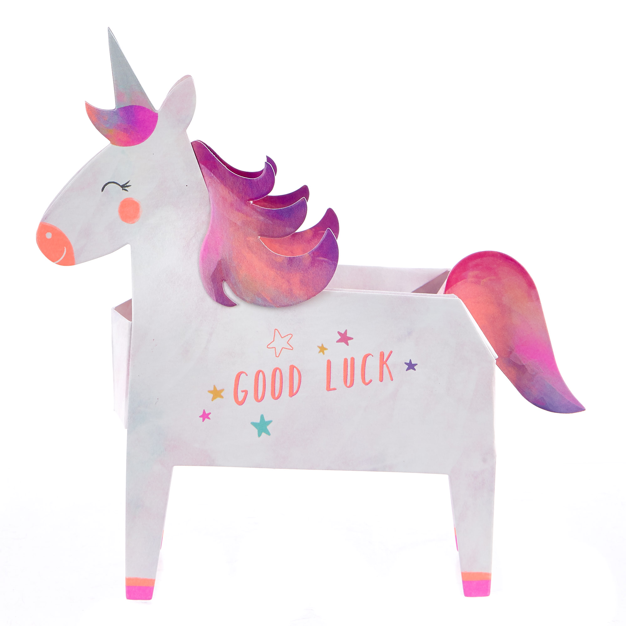 Boutique Collection 3D Good Luck Card - Unicorn Magic