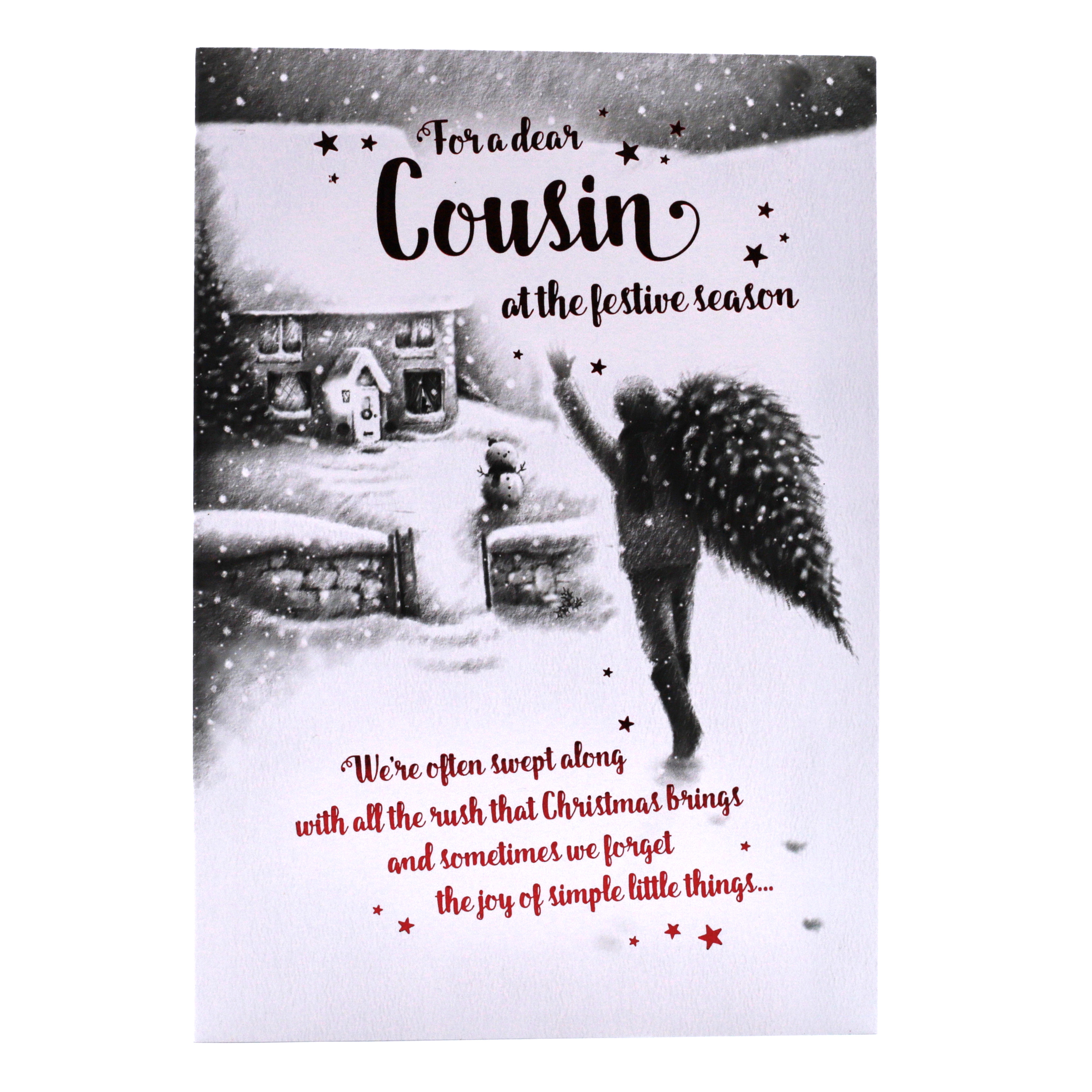Christmas Card - For A Dear Cousin