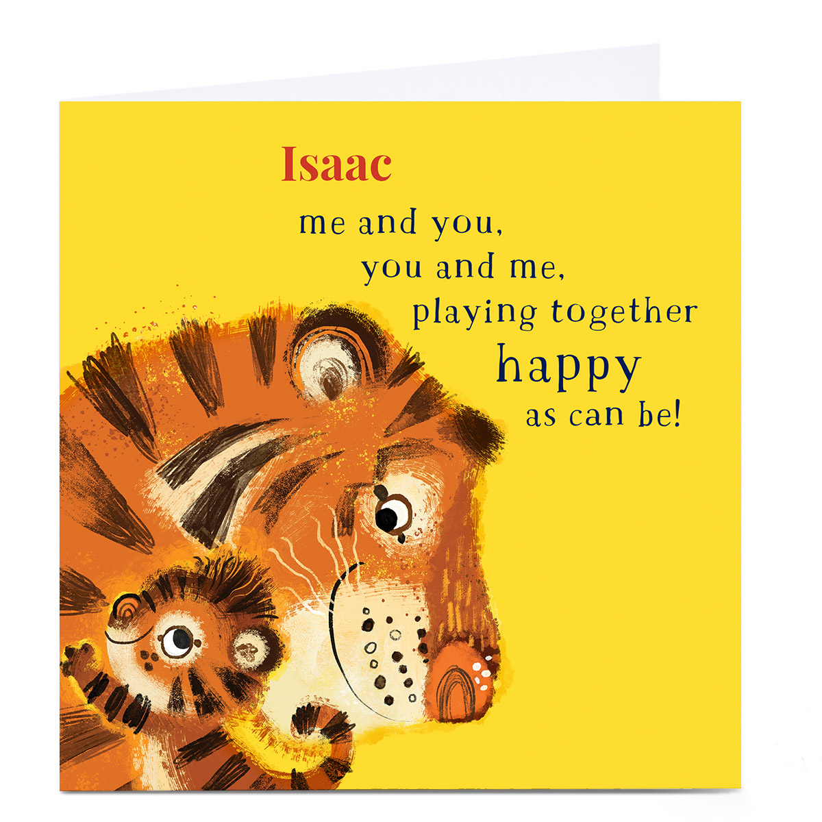 Personalised Once Upon a Time Card - Me & You