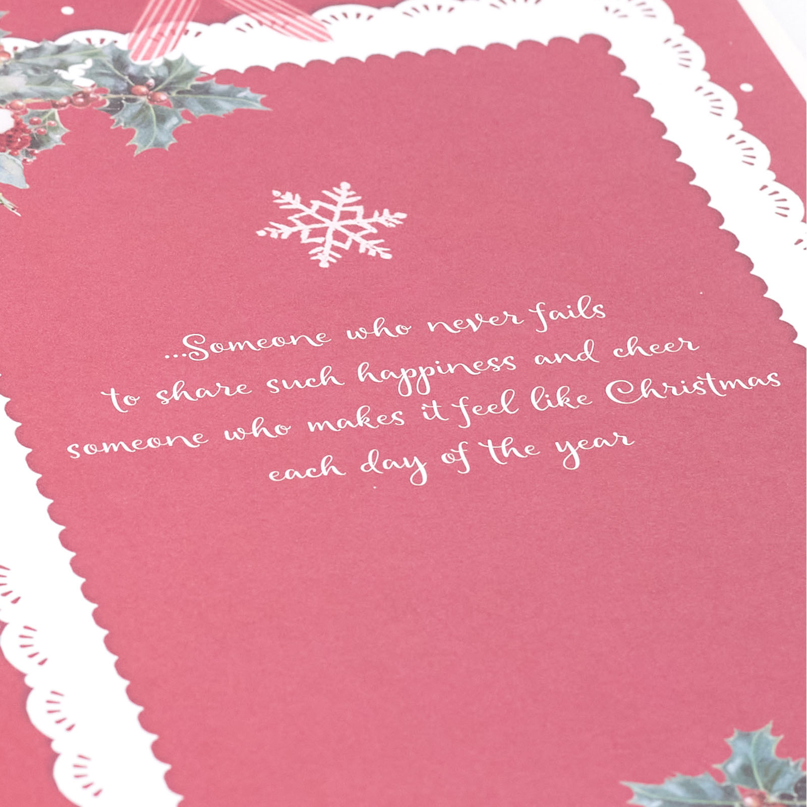 Christmas Card - Wife, Traditional Christmas Verse
