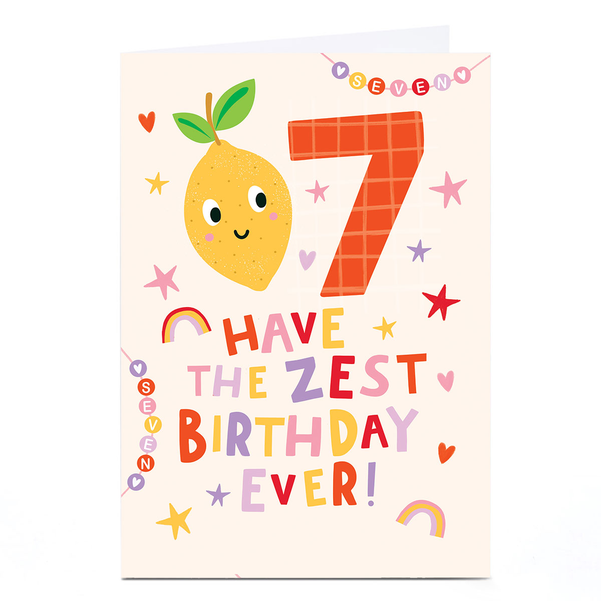7th Birthday Card - Have The Zest Birthday Ever