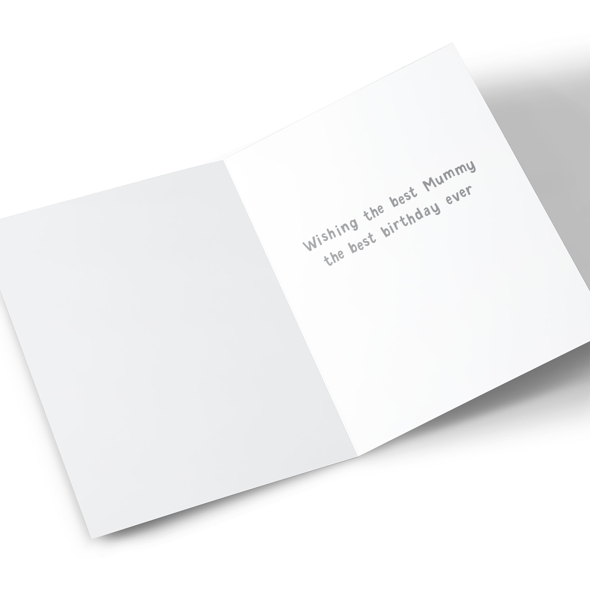 Birthday Card - Bright Rainbow Flowers, Mummy