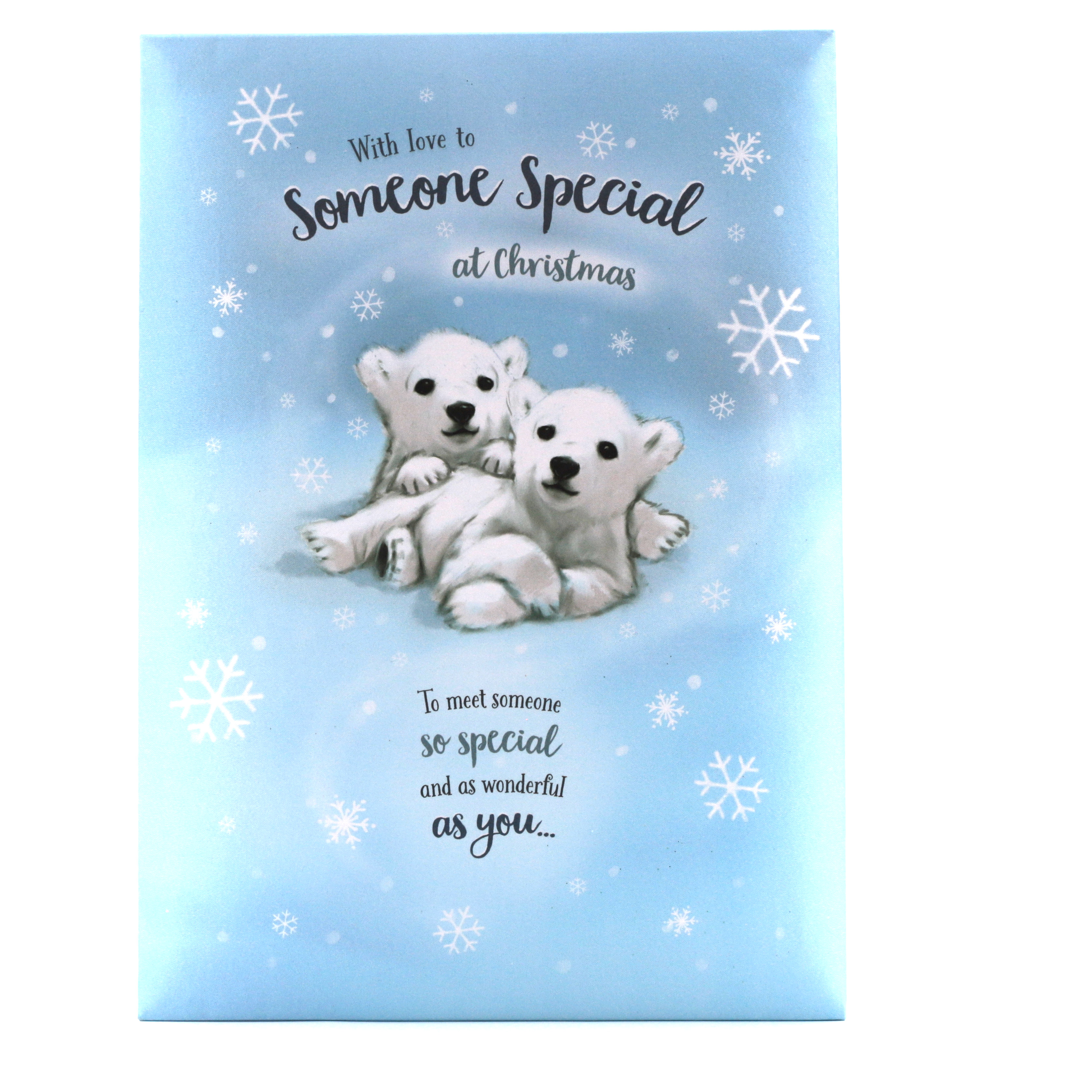 Quilted Satin Collection Giant Christmas Card - Someone Special