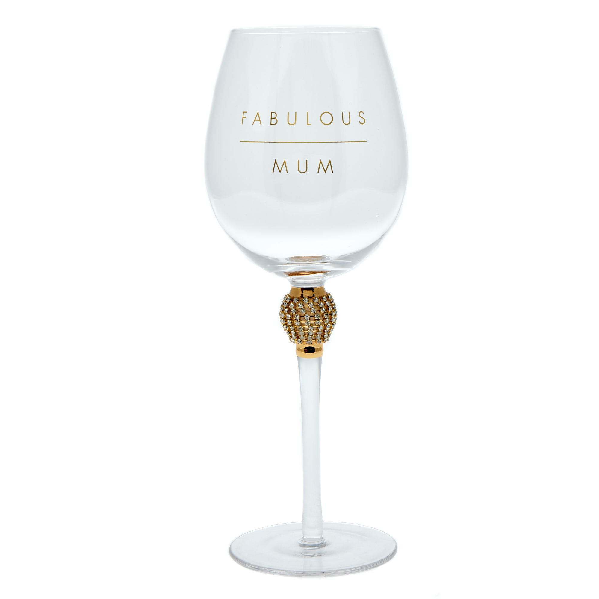 Fabulous Mum Wine Glass