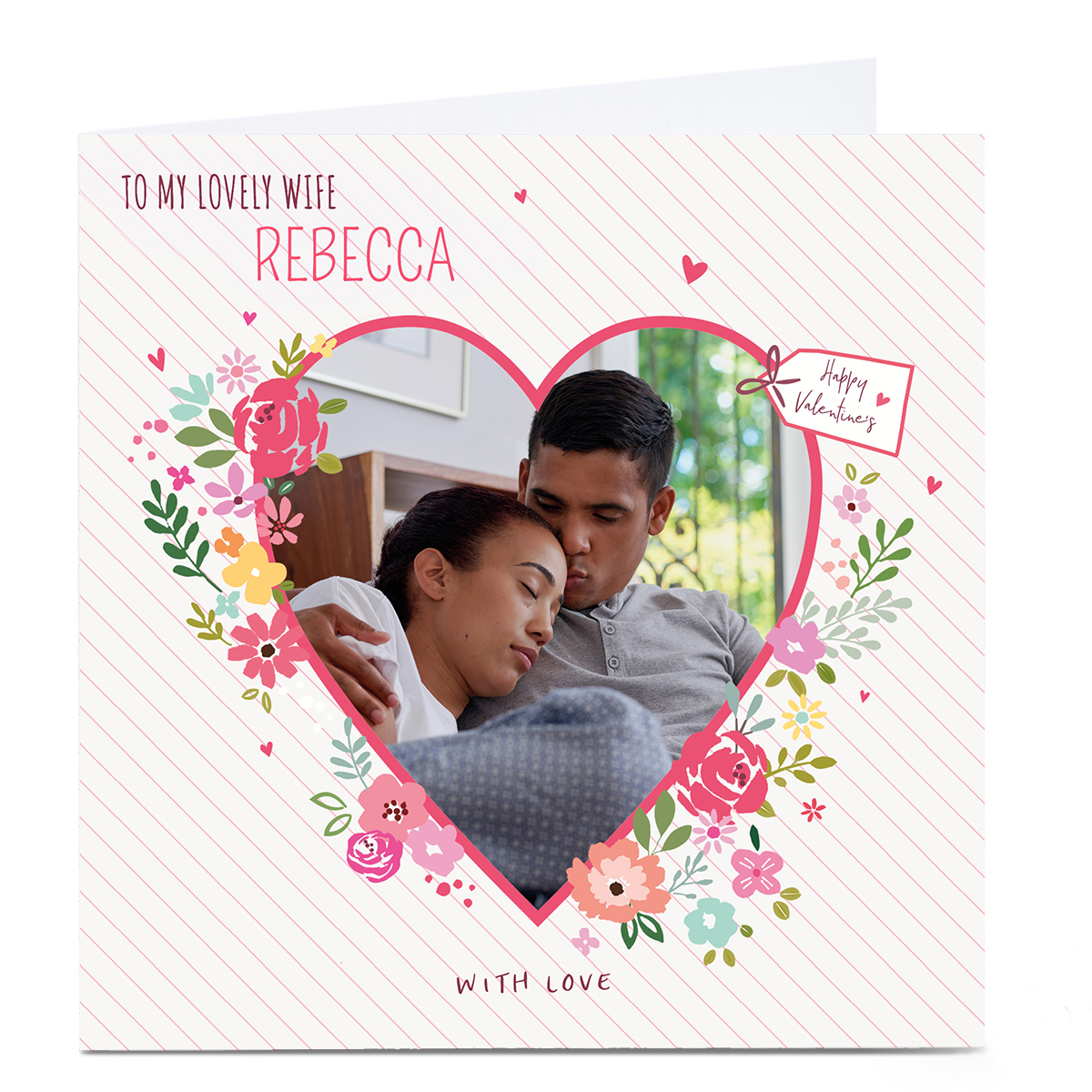 Photo Nikki Upsher Valentine's Day Card - Heart Frame