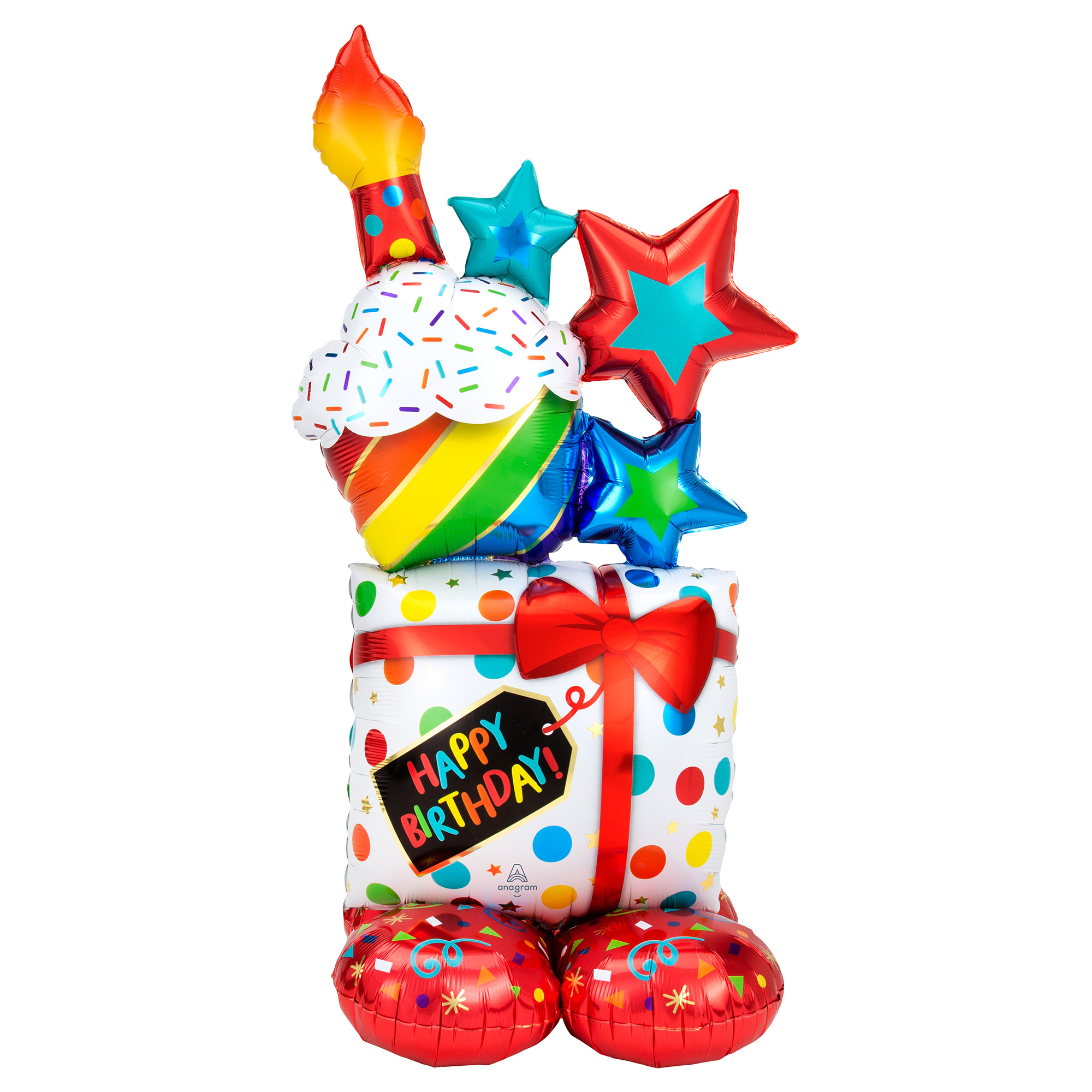 Large 55 Airloonz Birthday Icons Balloon 