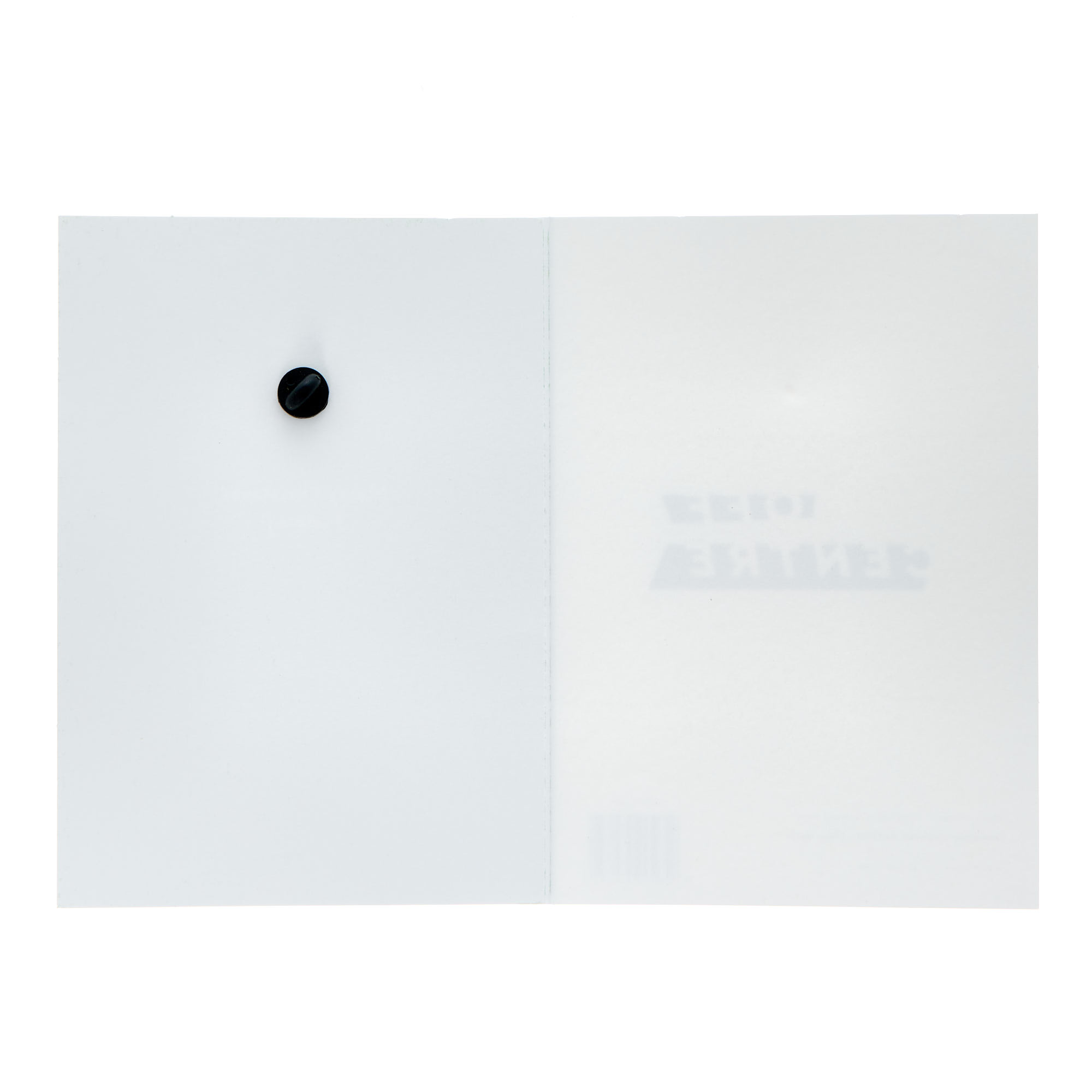 Christmas Pudding Christmas Card With Badge