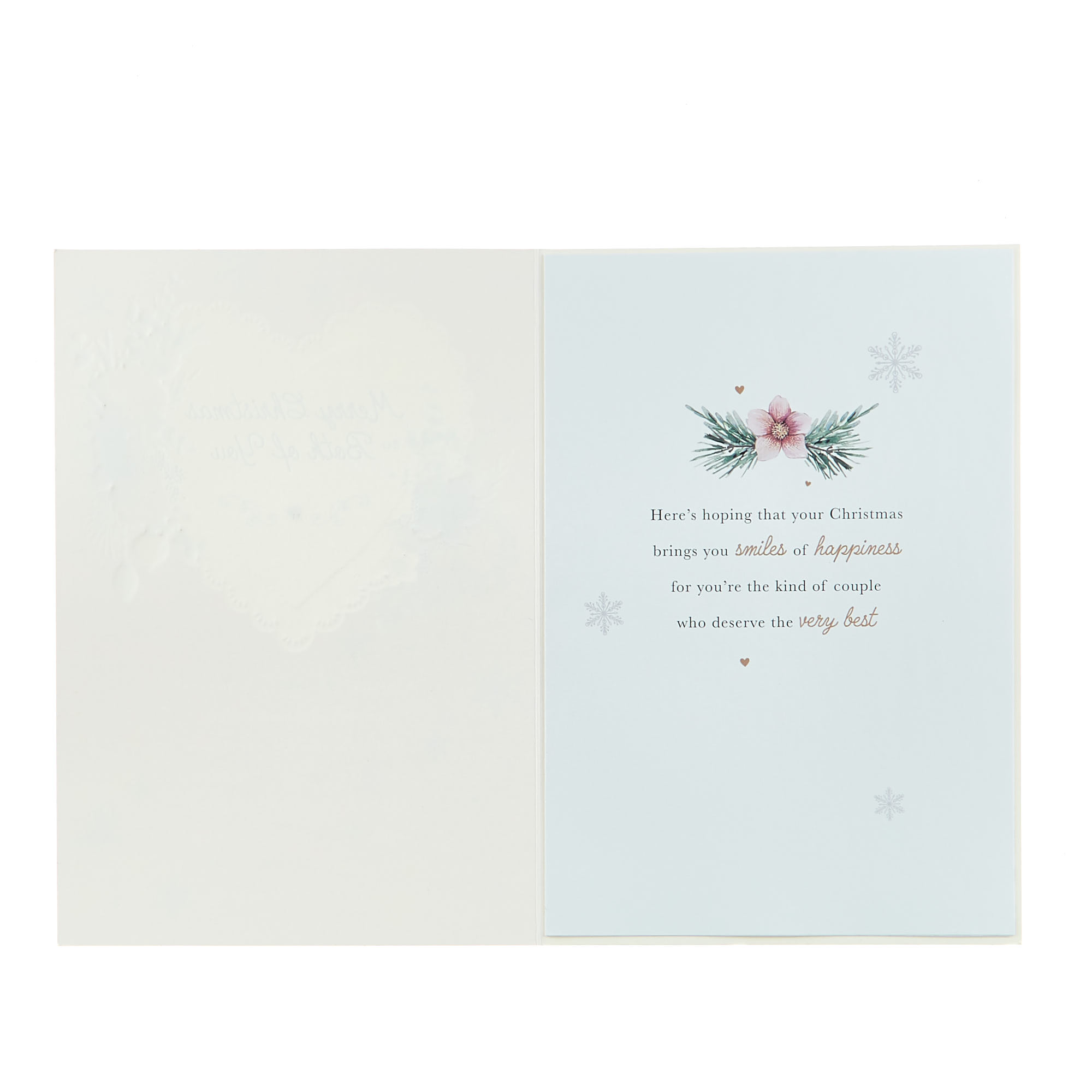 Christmas Card - To Both Of You, Traditional Verse