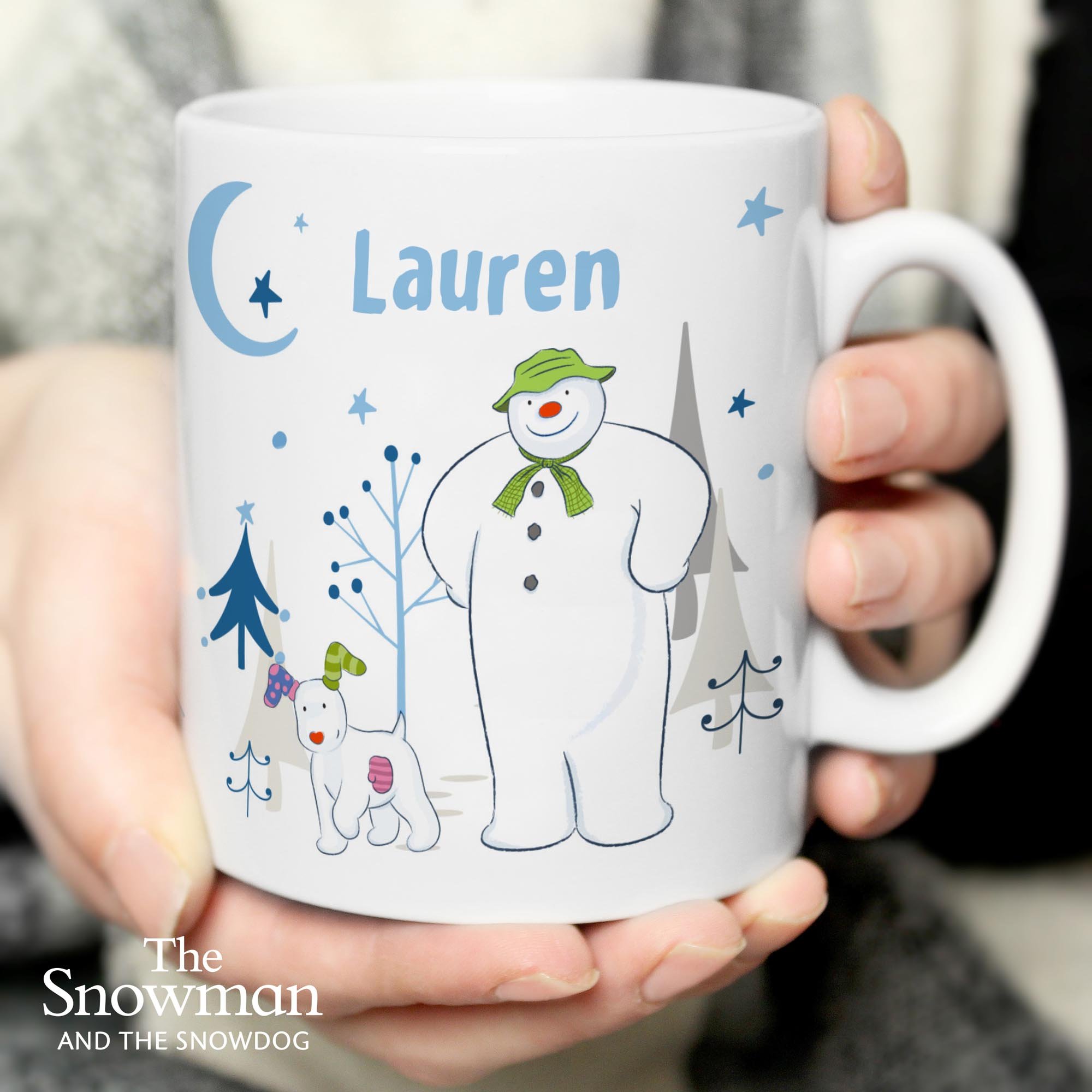 Personalised The Snowman & the Snowdog Mug