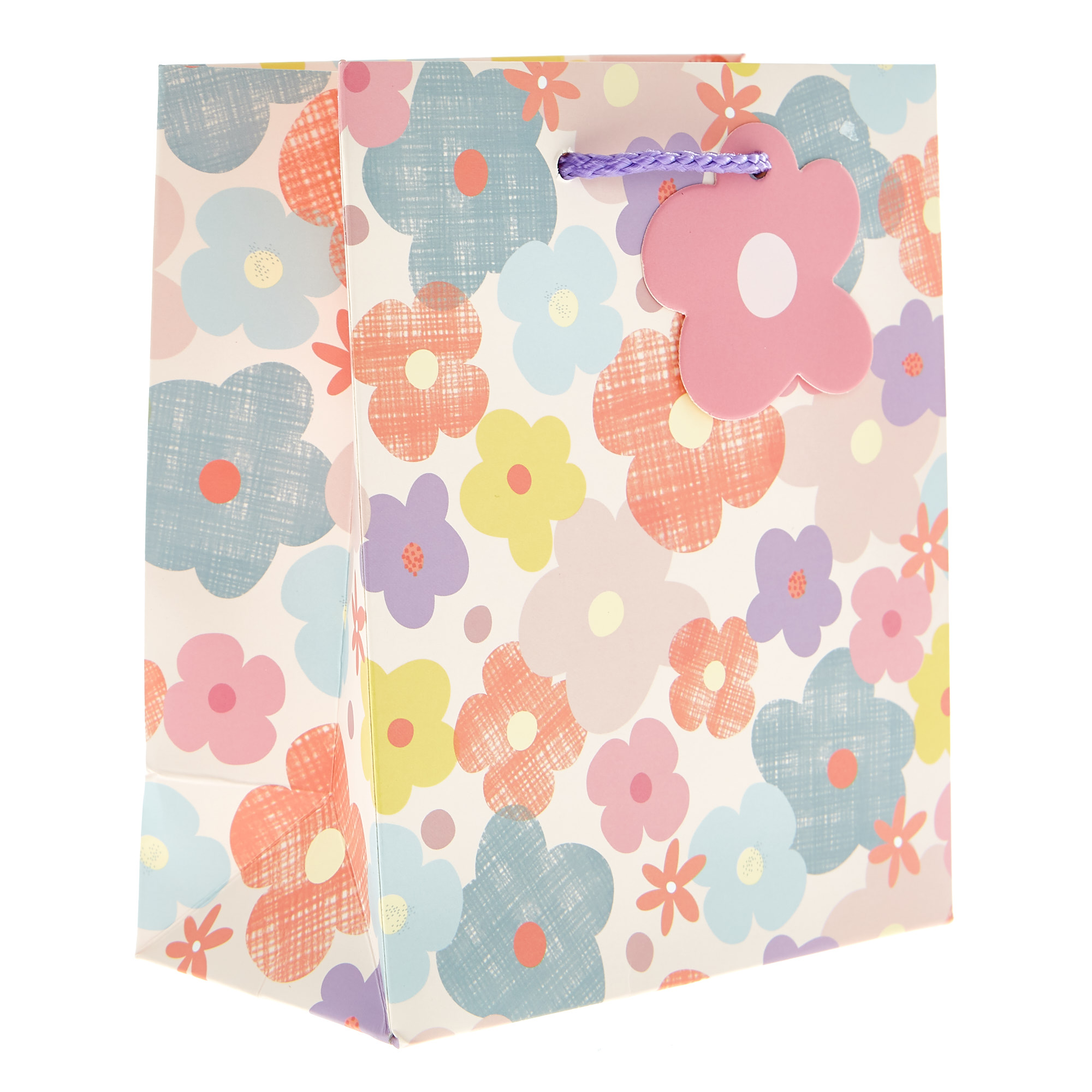 Small Pastel Flowers Gift Bag