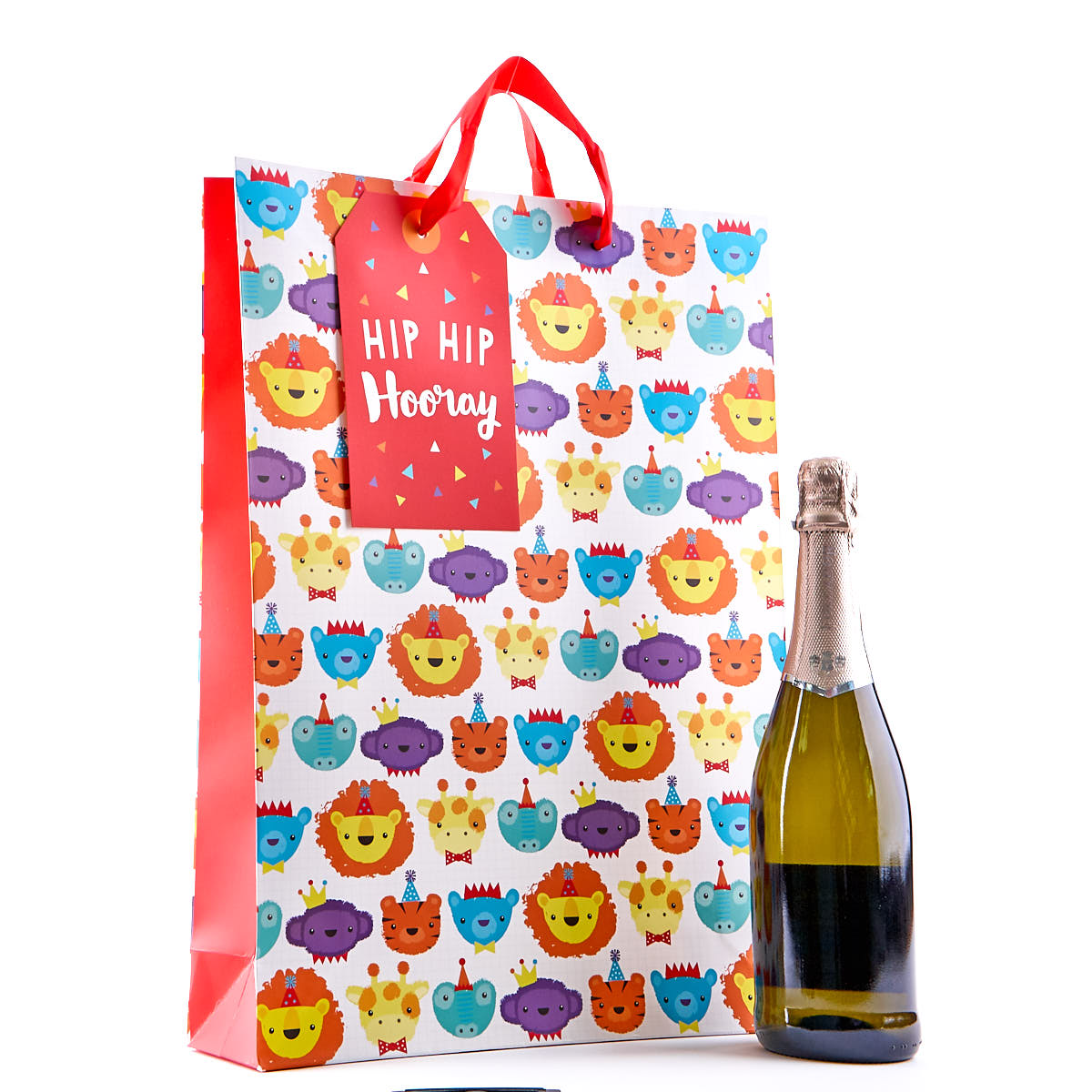 Extra Large Portrait Party Animals Gift Bag