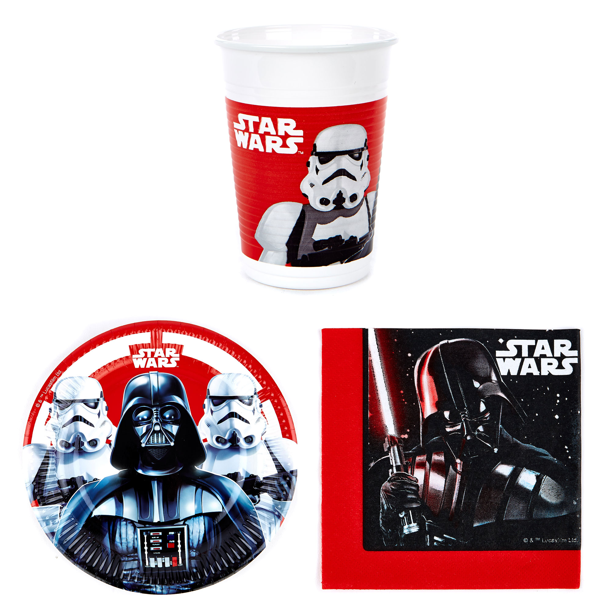 Star Wars Final Battle Party Tableware Bundle - 8 Guests