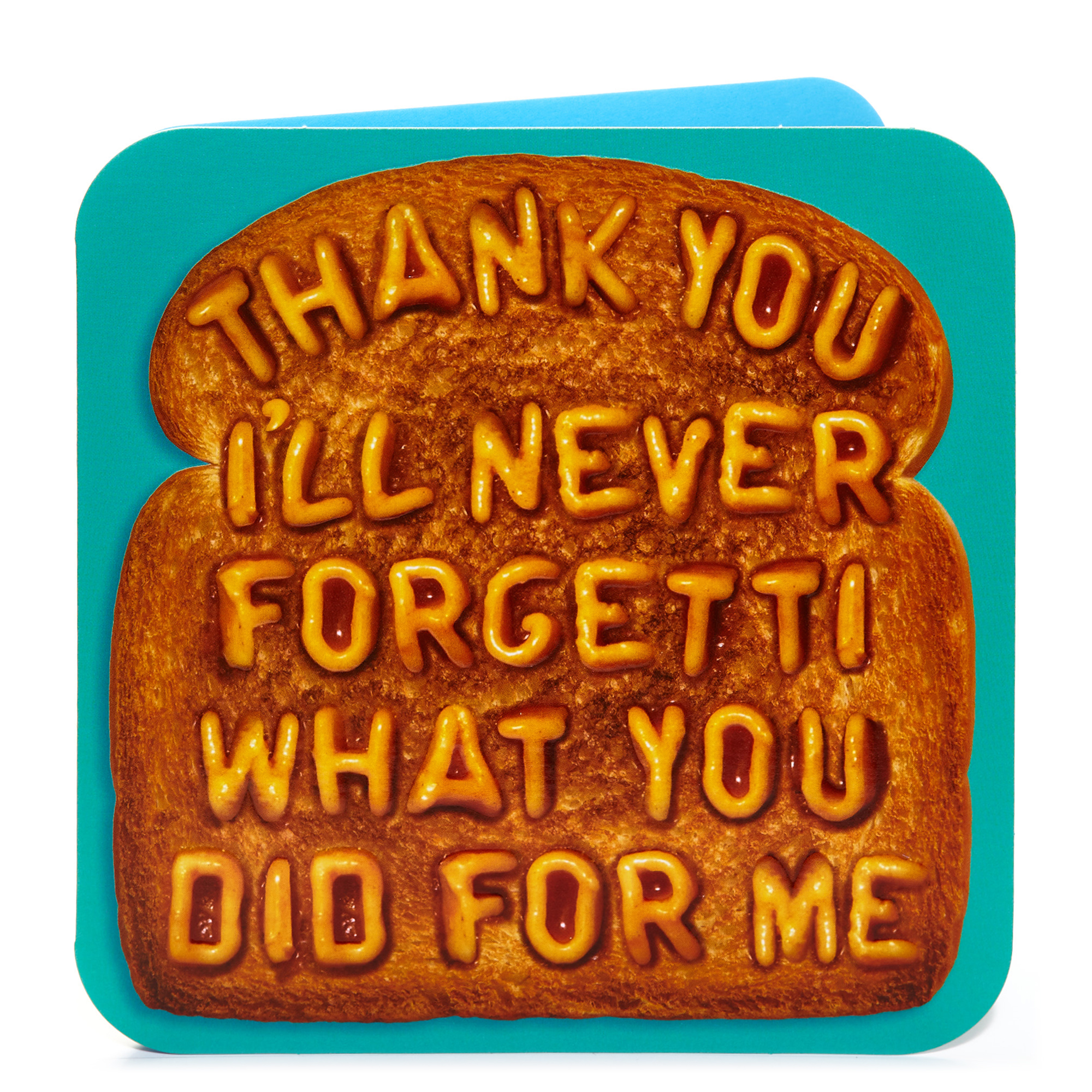 Thank You Card - Never Forgetti
