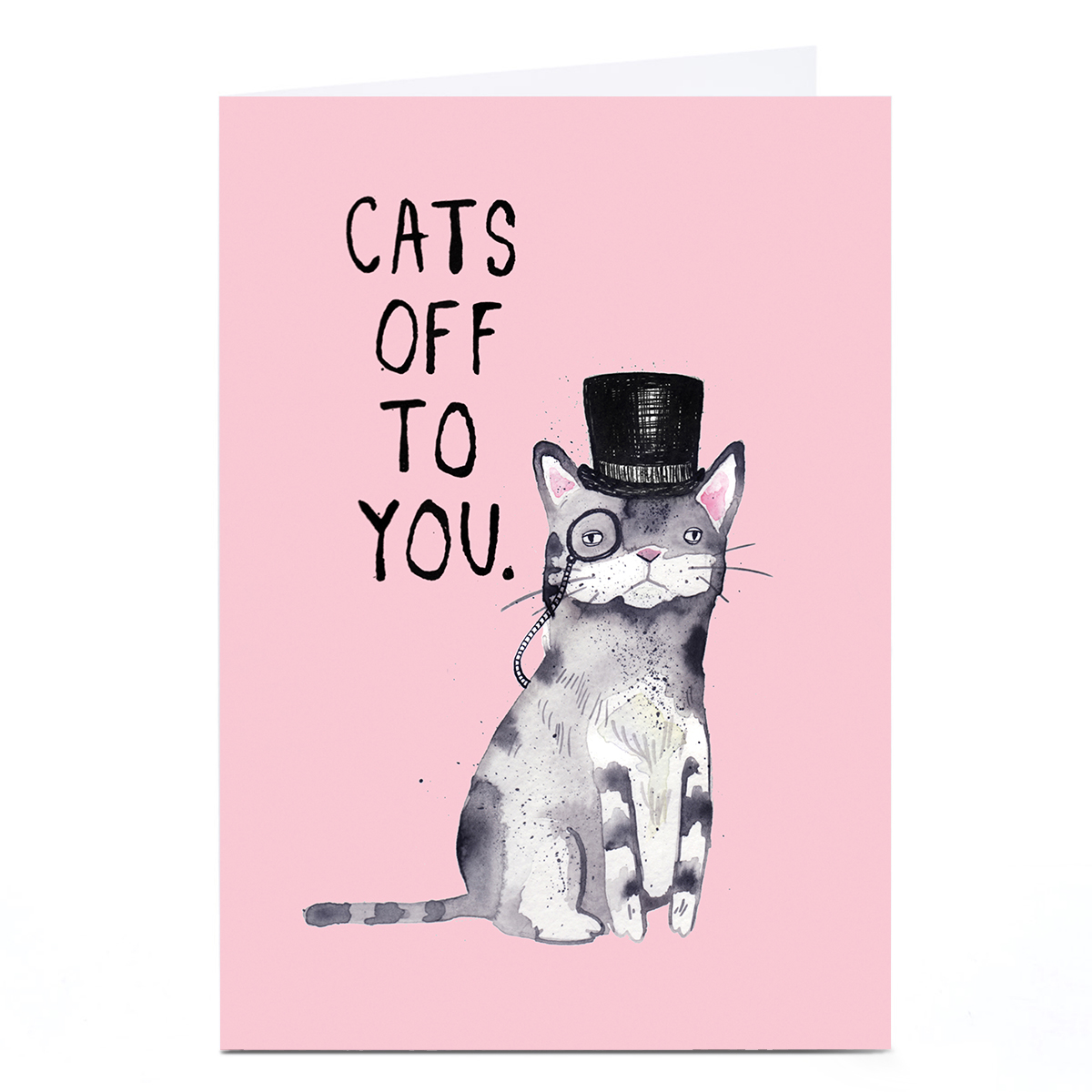 Personalised Jolly Awesome Card - Cats Off To You