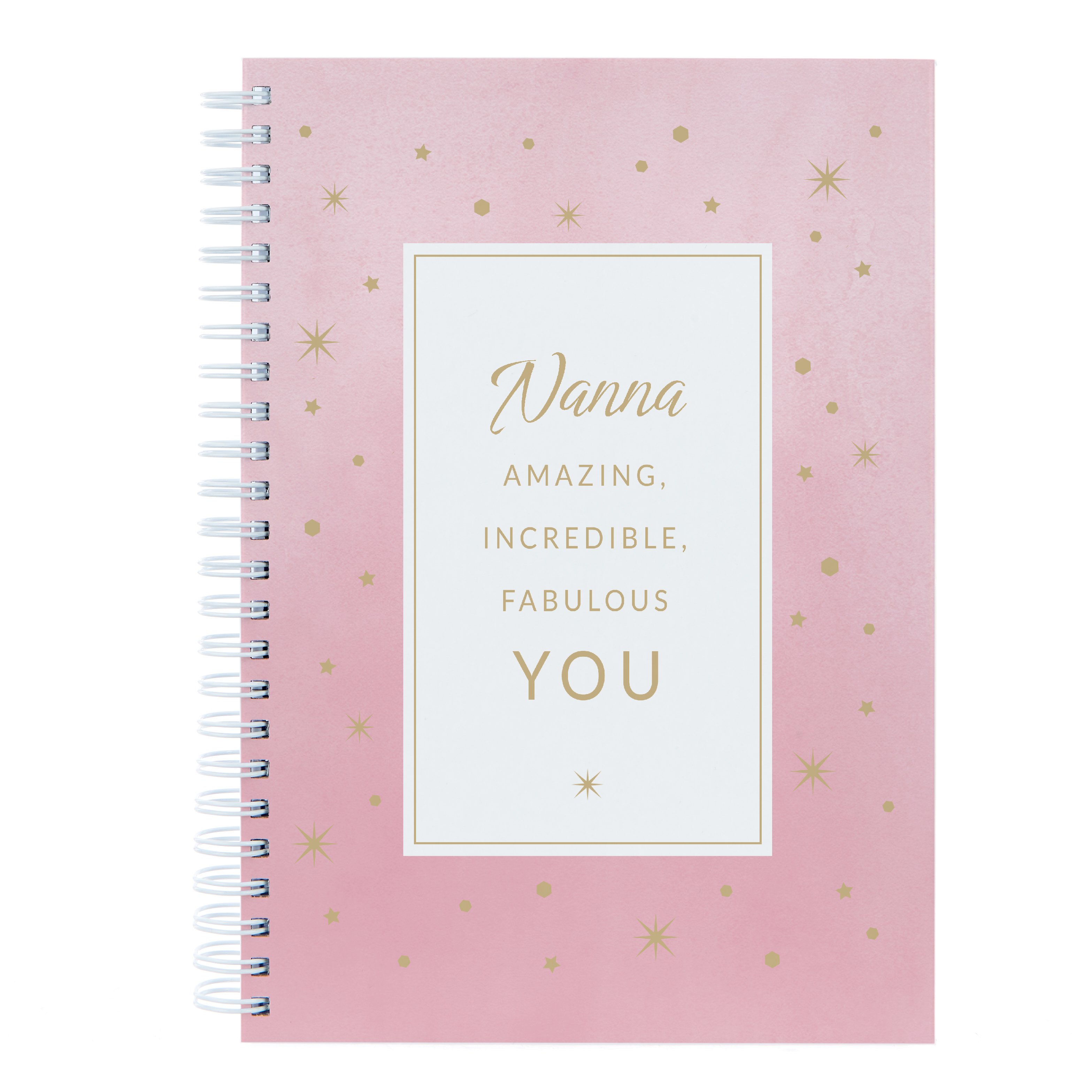 Personalised Notebook - Amazing Incredible Fabulous You
