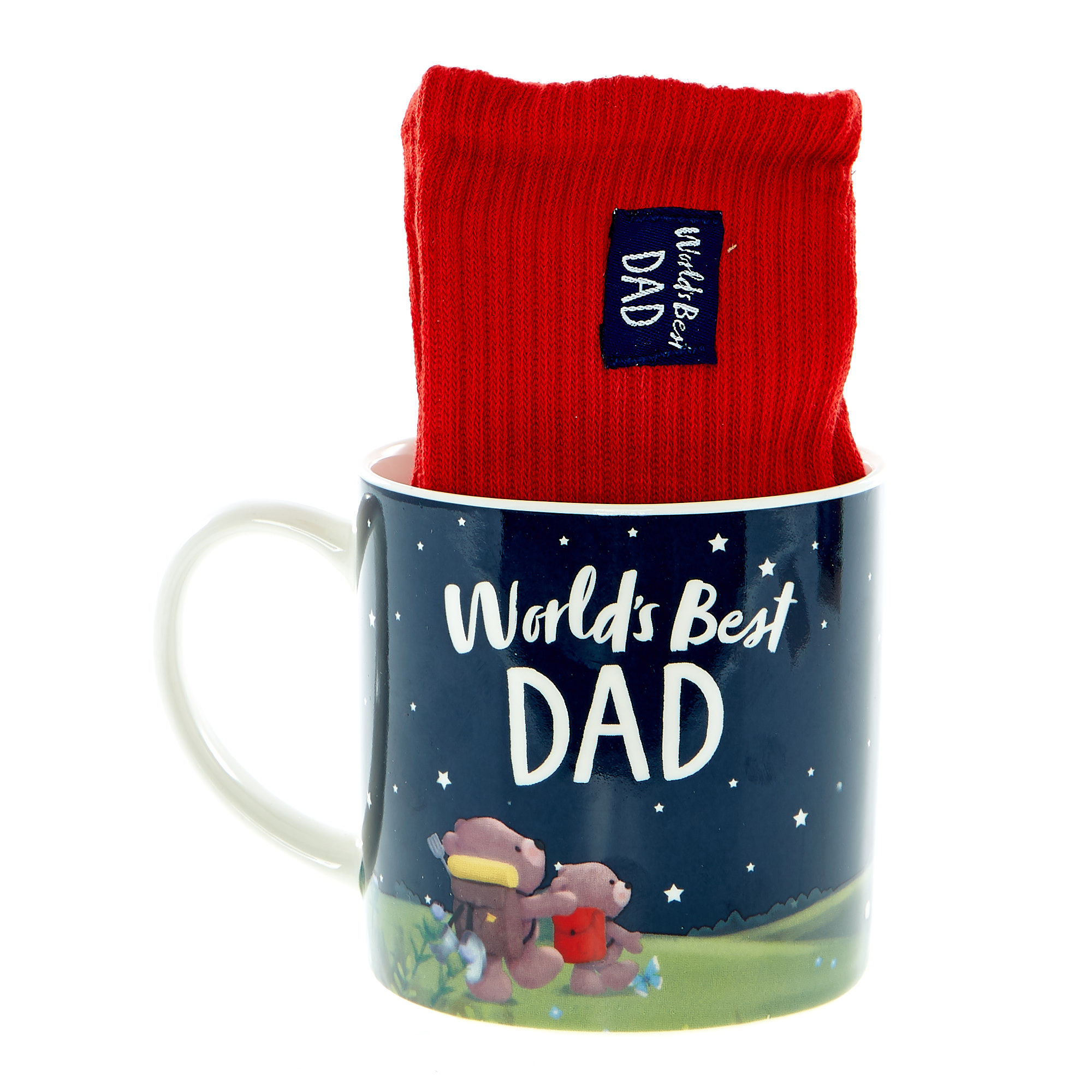 World's Best Dad Hugs Mug & Socks Set