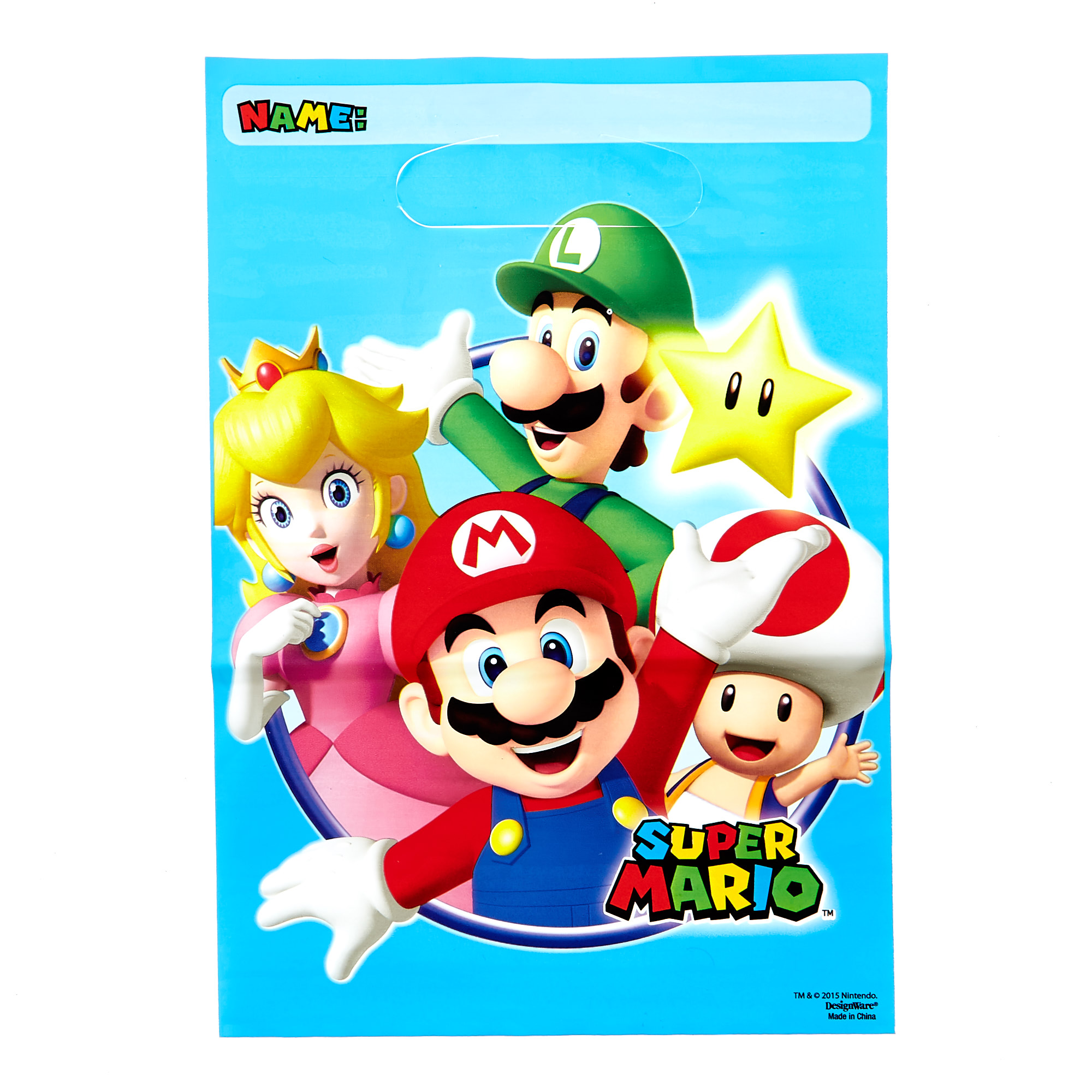 Super Mario Party Tableware & Decorations Bundle - 16 Guests