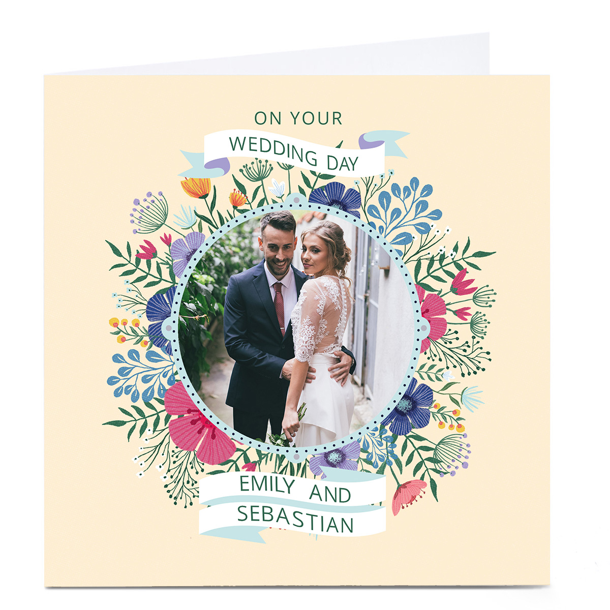 Photo Dalia Clark Wedding Card - Floral 