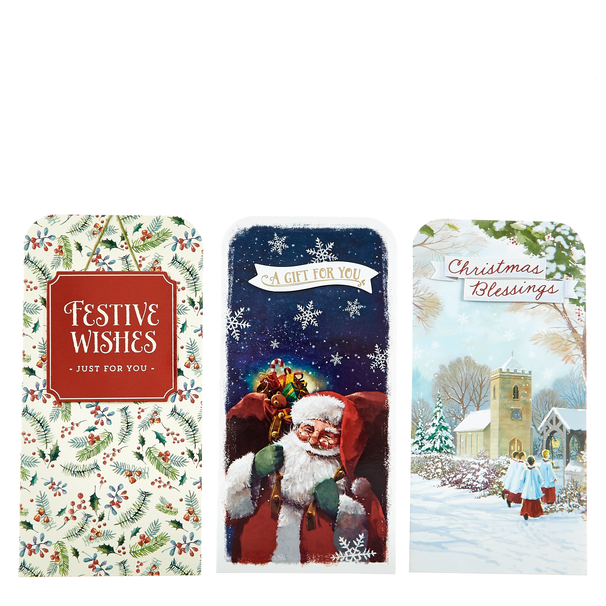 Traditional Handcrafted Christmas Money Wallets - Pack of 3