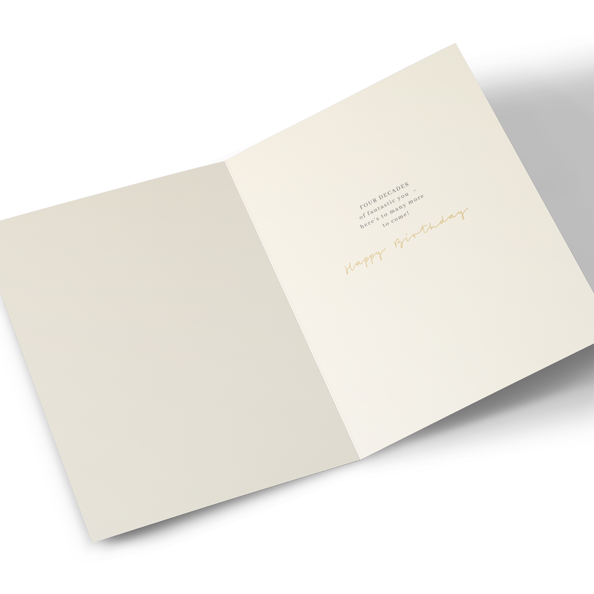 40th Birthday Card - Celebrating You At 40