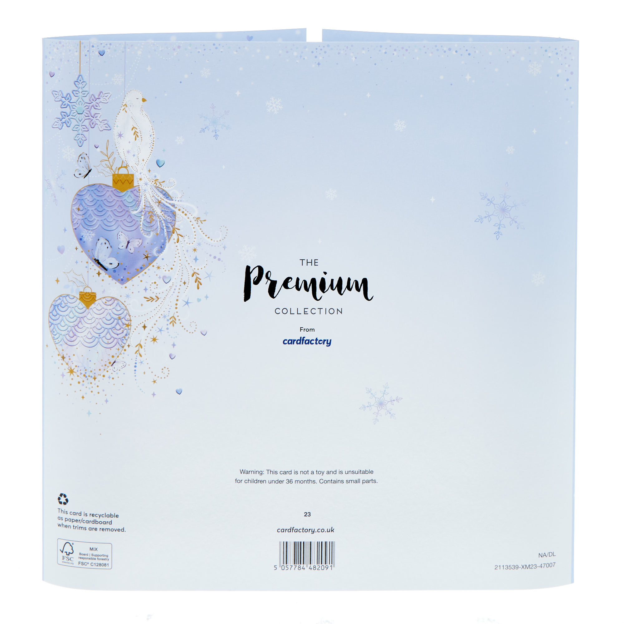 Wonderful Fiancee Premium Boxed Christmas Card