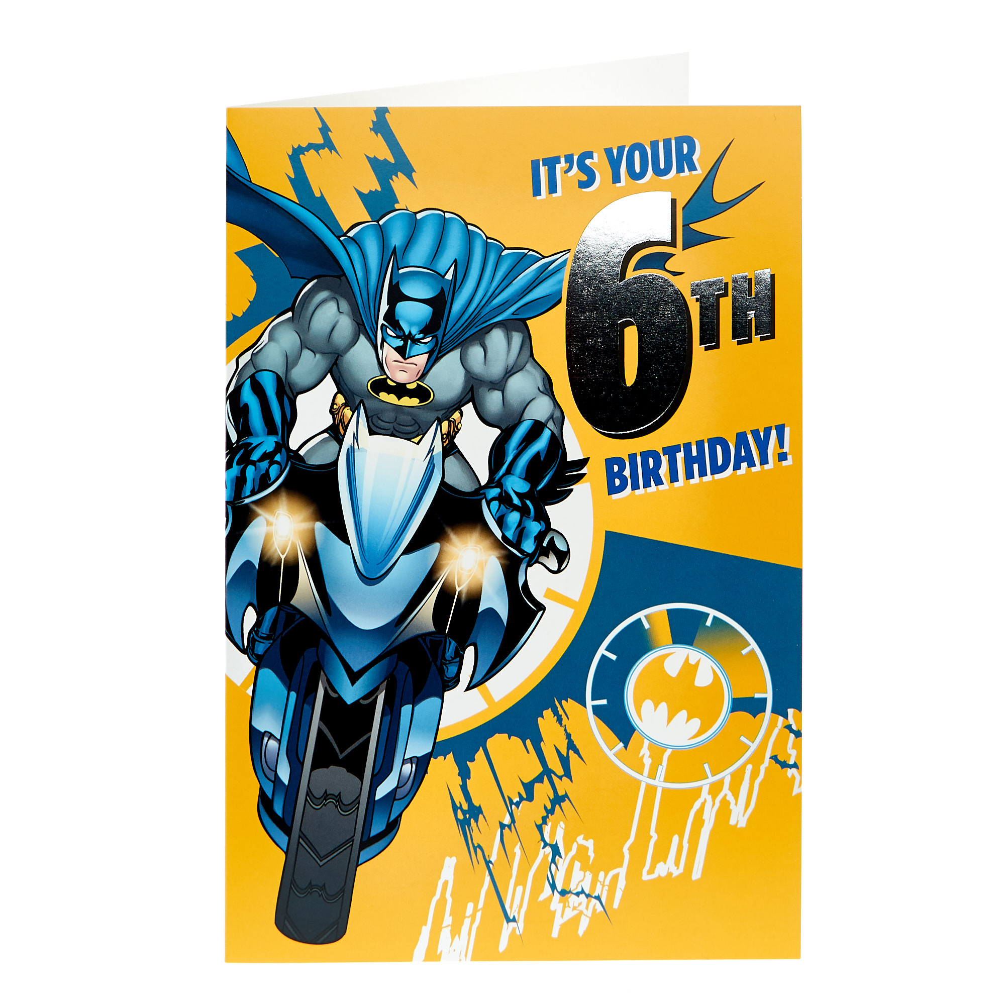 Batman 6th Birthday Card