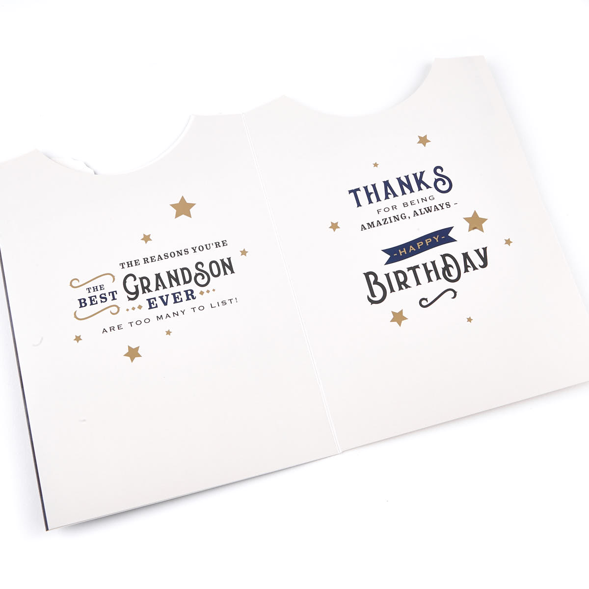 Signature Collection Birthday Card - Amazing Grandson