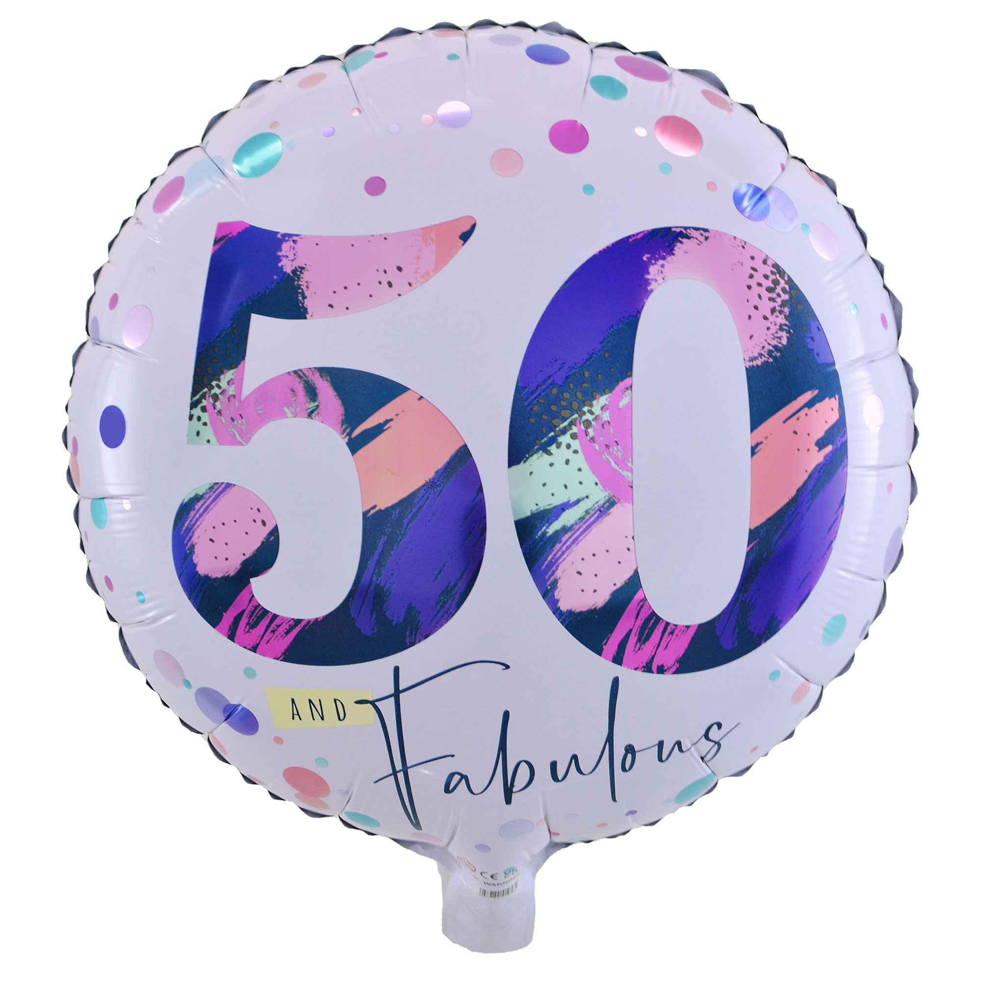 18-Inch Fabulous 50 Foil Helium Balloon