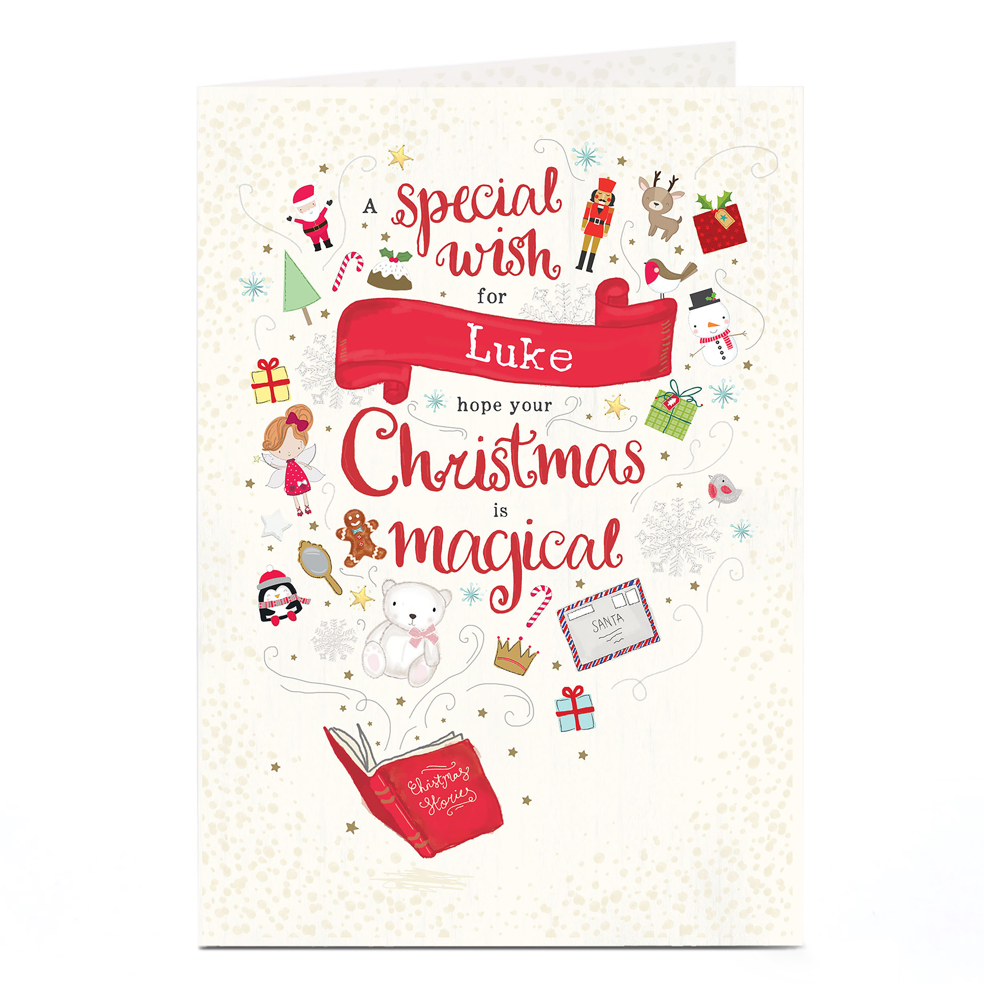Personalised Christmas Card - Special Wish
