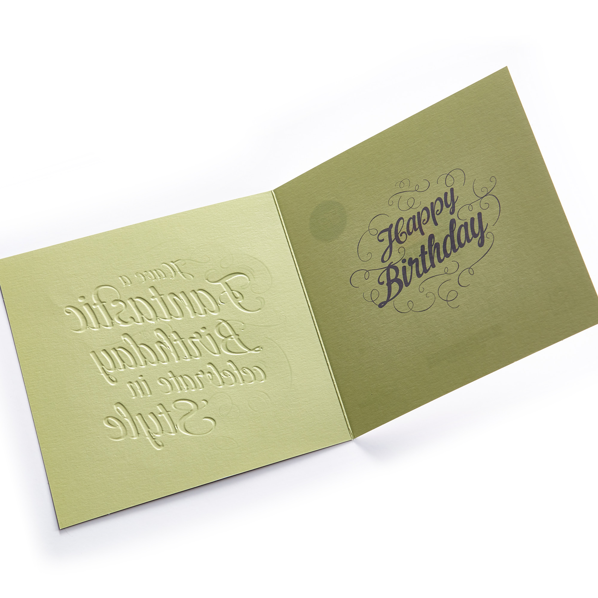 Birthday Card - Celebrate In Style