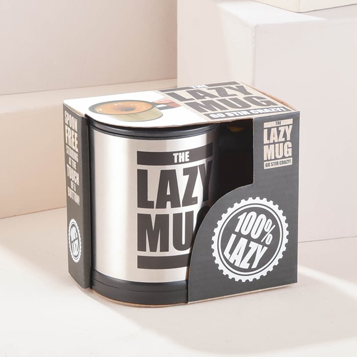 Lazy Man Self-Stirring Mug