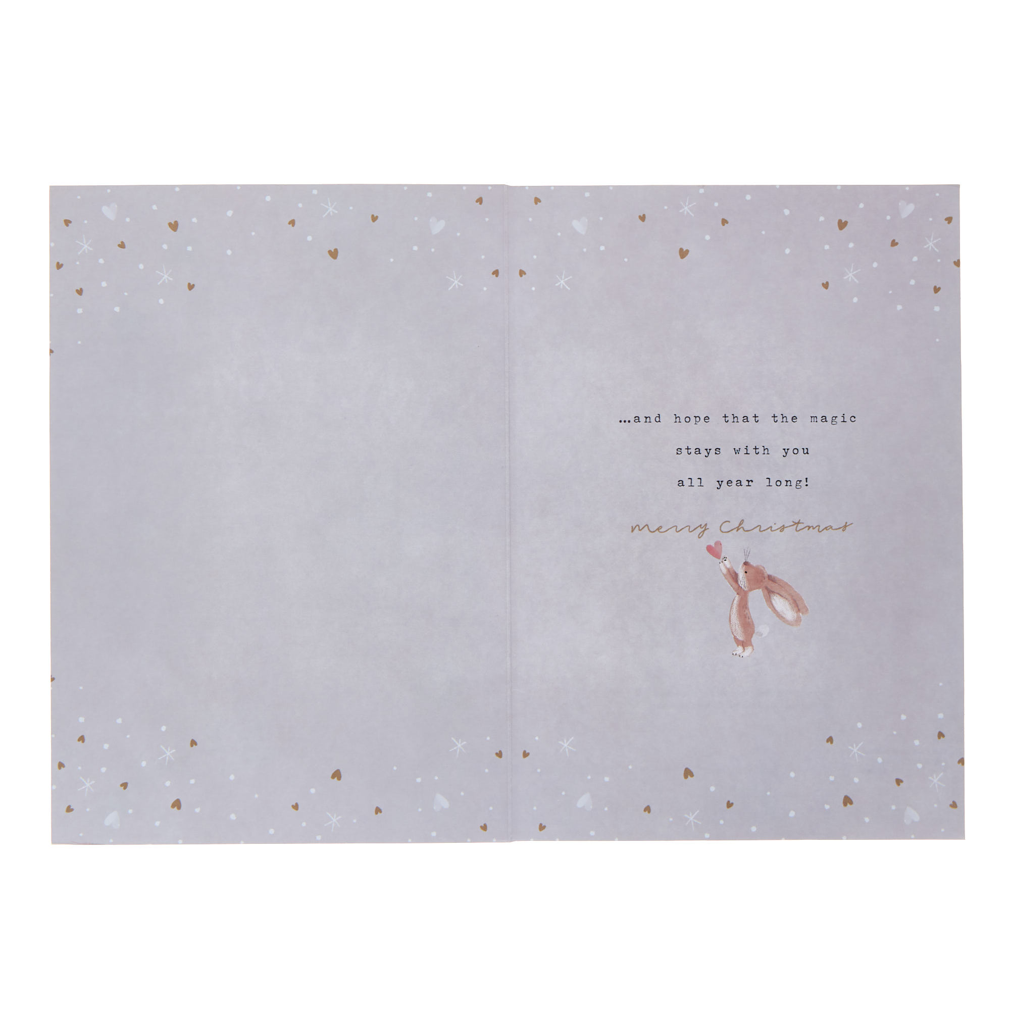 To All The Family Bunnies Christmas Card