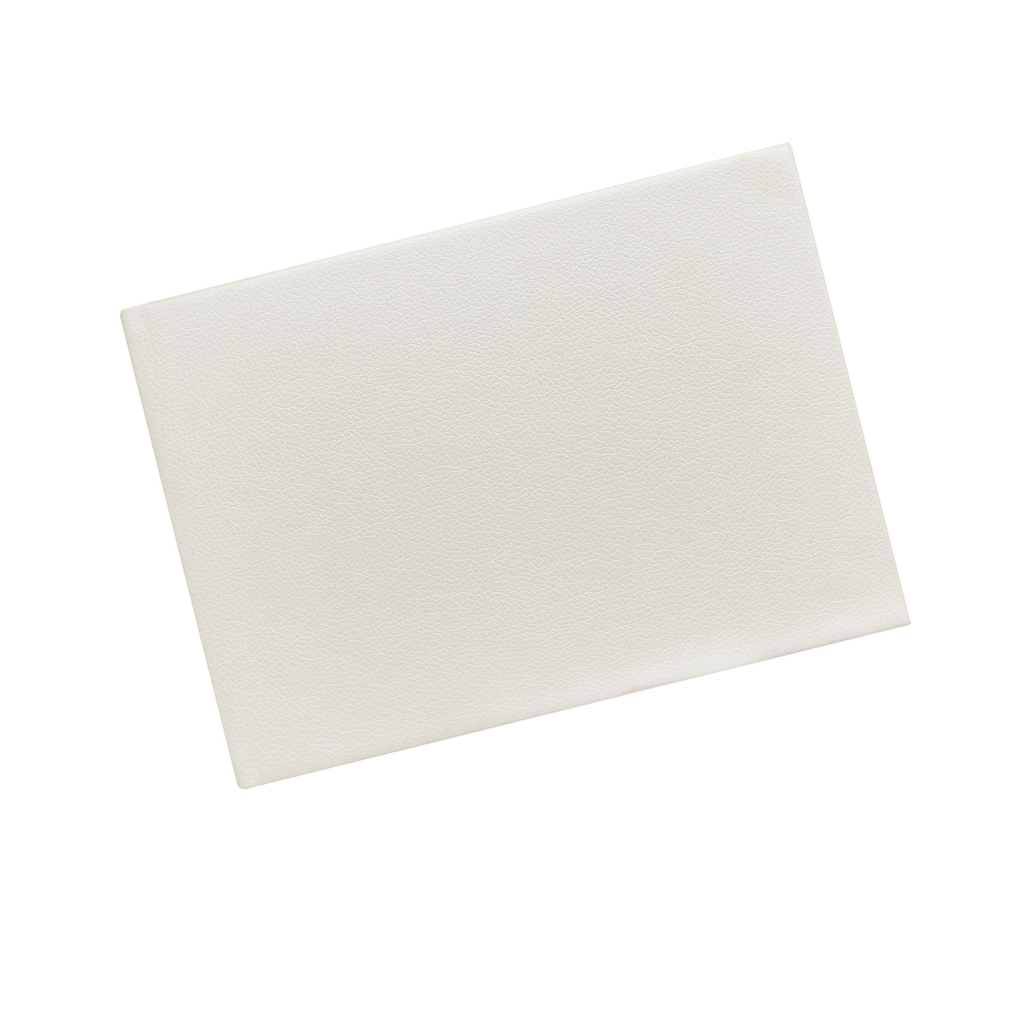 Ivory Faux Leather 50-Page Guest Book