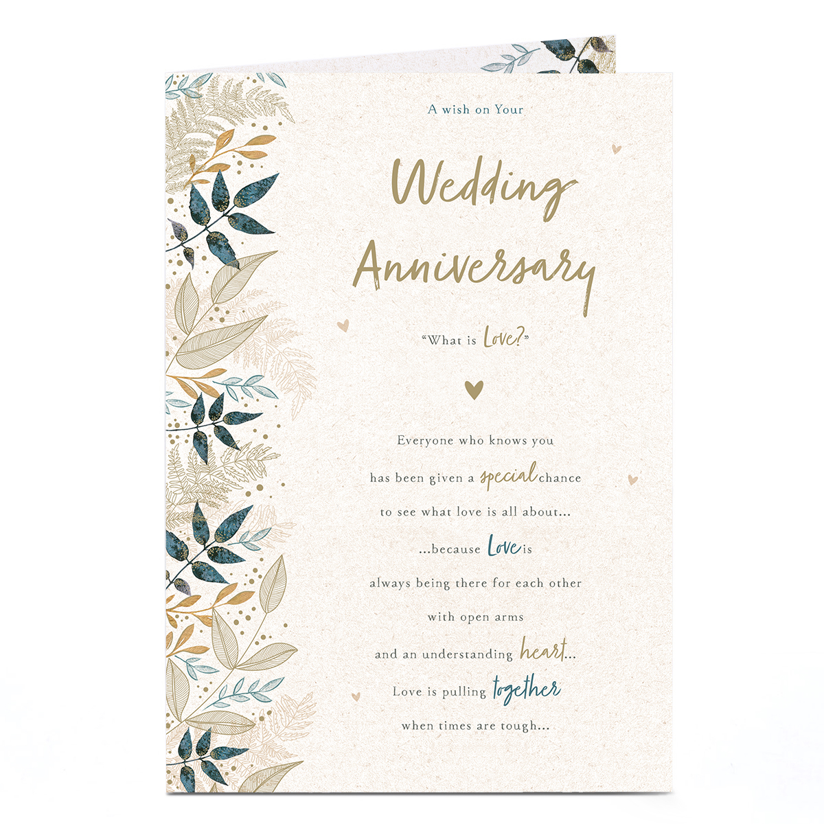 Anniversary Card - To See What Love Is All About