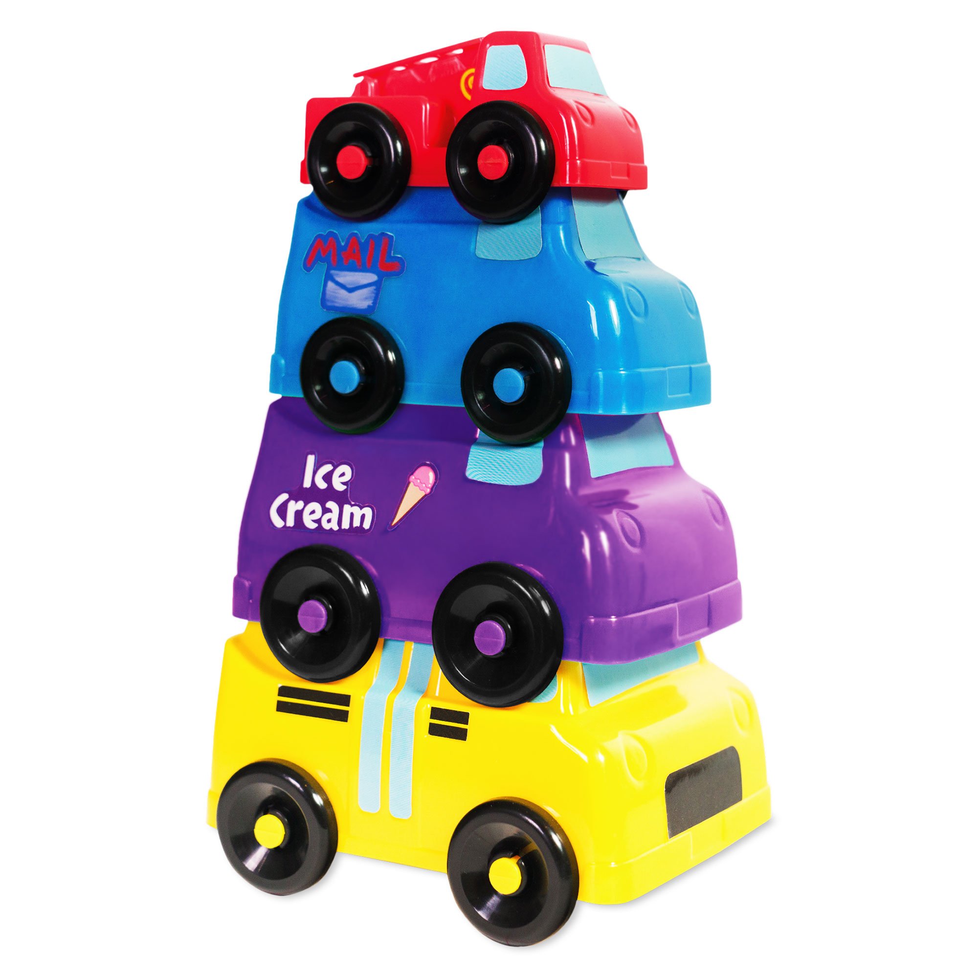 CoComelon Fun Stacking Vehicles 