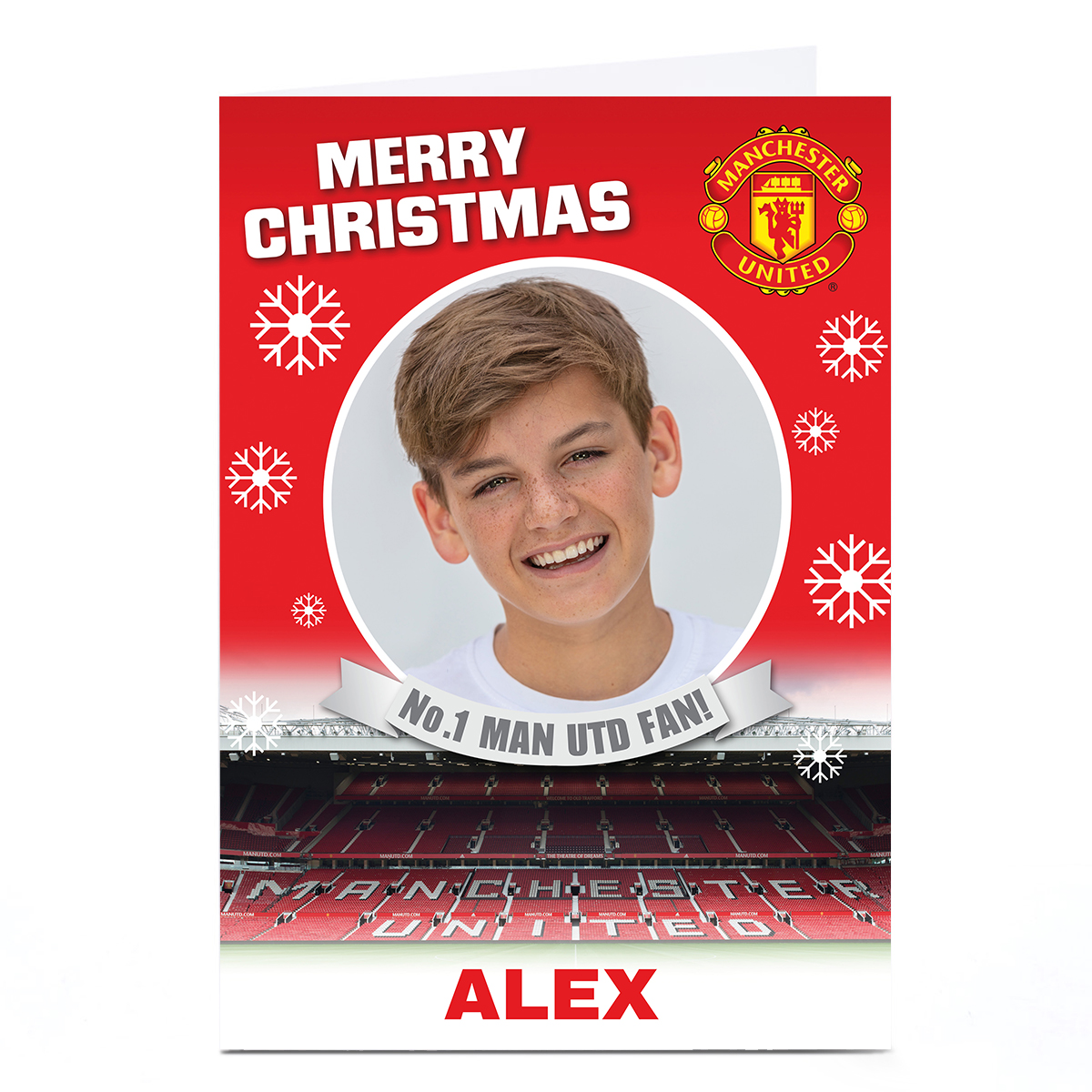 Photo Manchester United Christmas Card