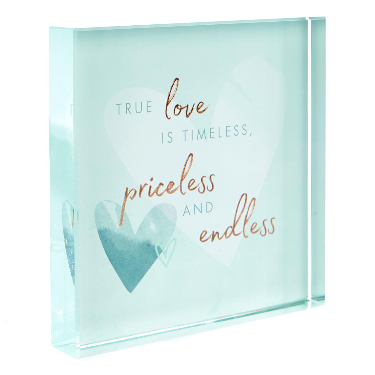 Perfect Together Glass Keepsake - Happy Anniversary